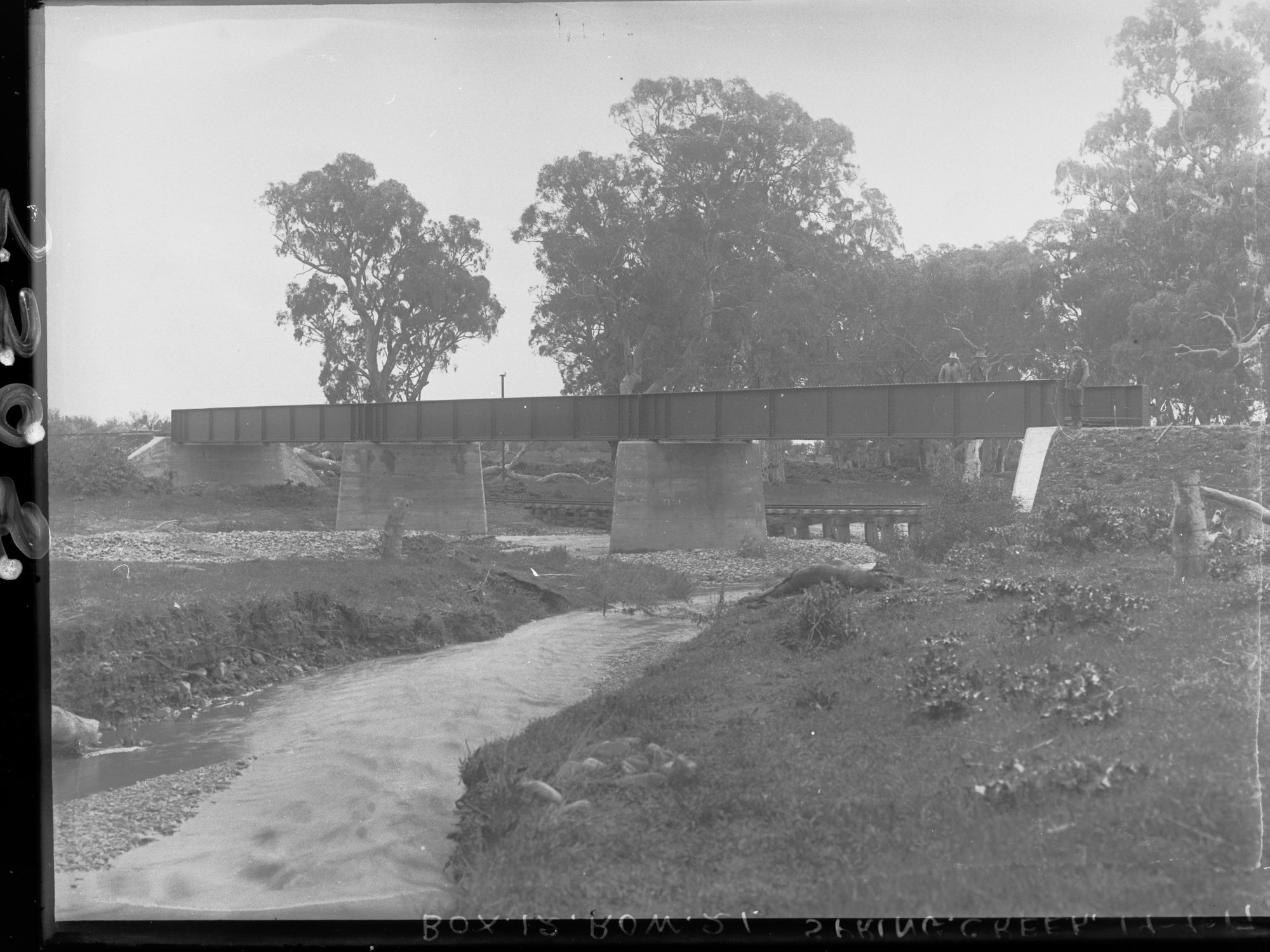 Spring Creek - showing bridge