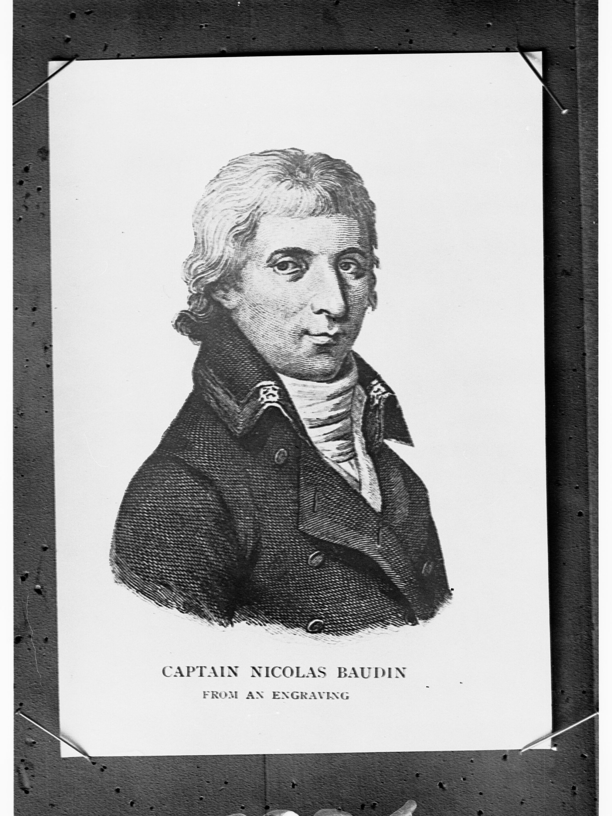Portrait of Captain Nicolas Baudin (French Explorer) - from an engraving