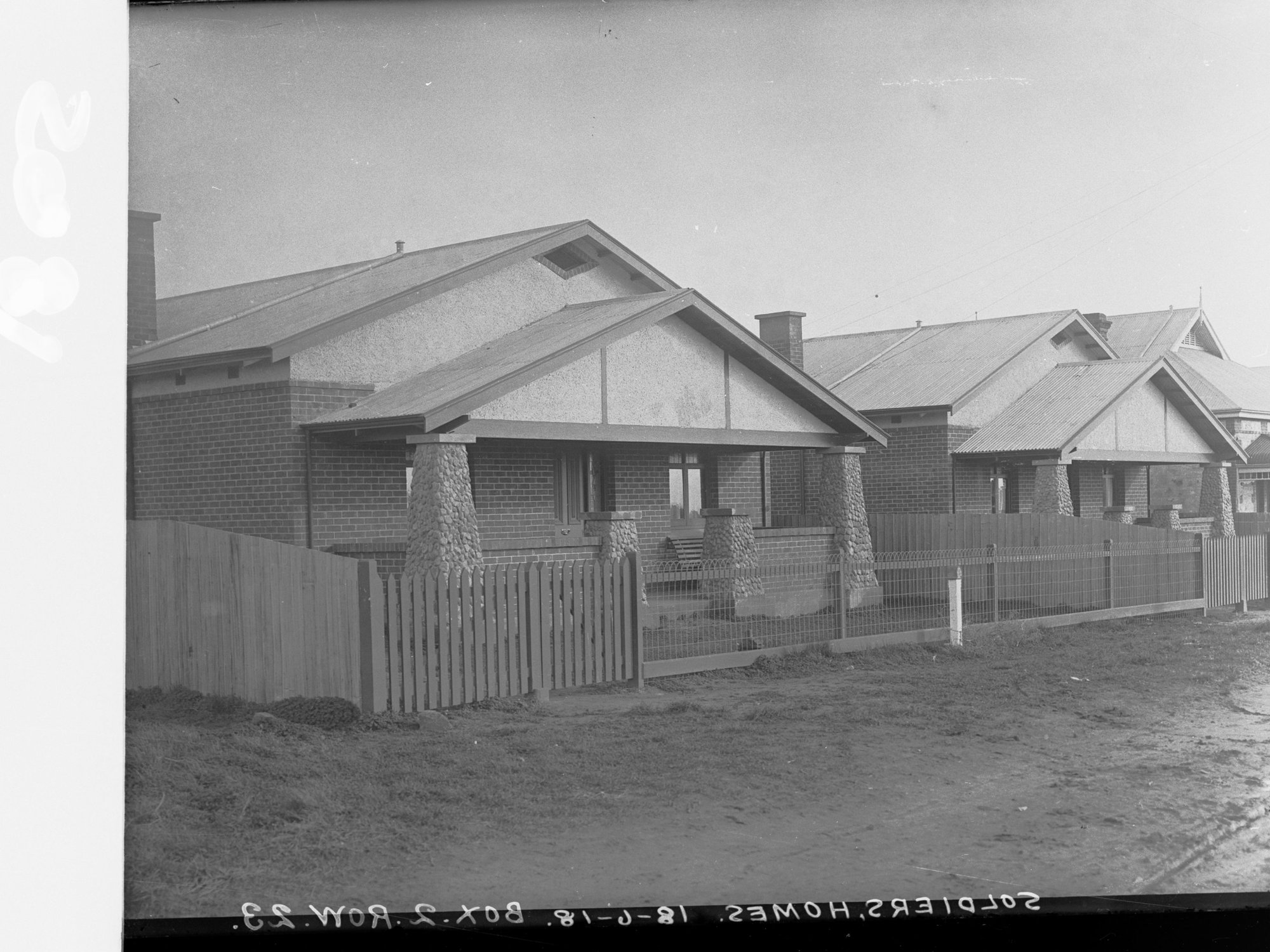 Soldiers' Homes,  row of houses South Australia