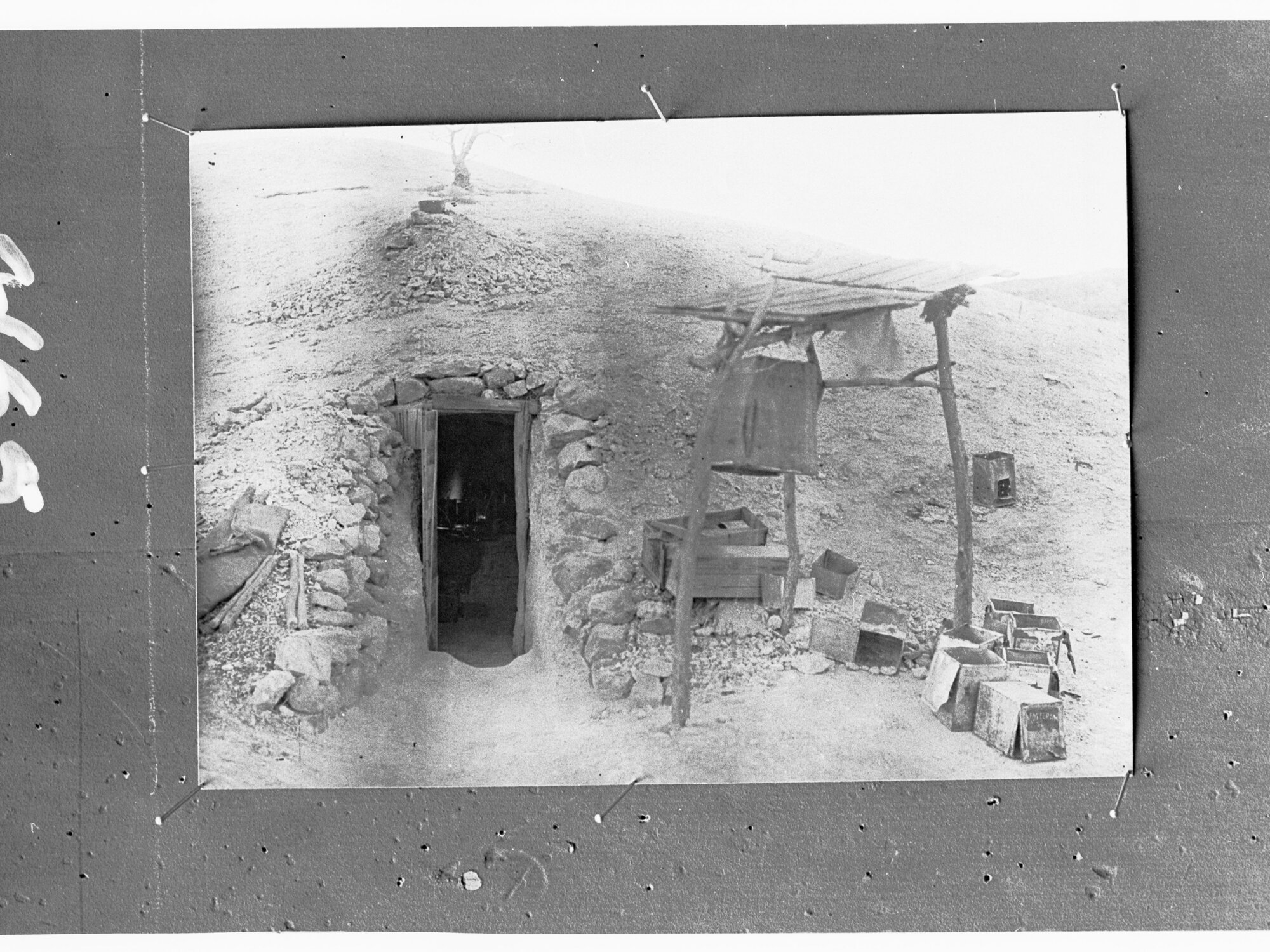 Entrance to underground house - possibly Coober Pedy
