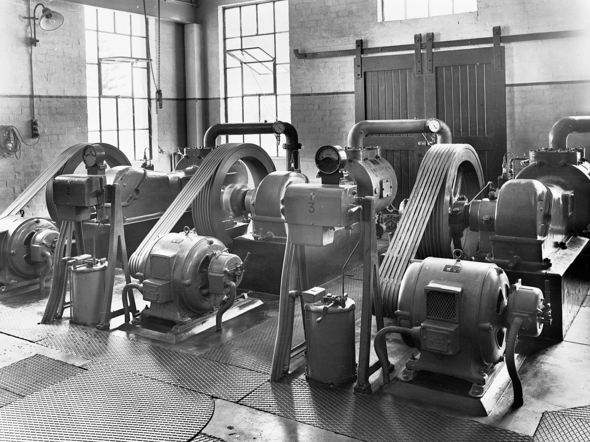 Glenelg Sewerage Works Showing Machinery