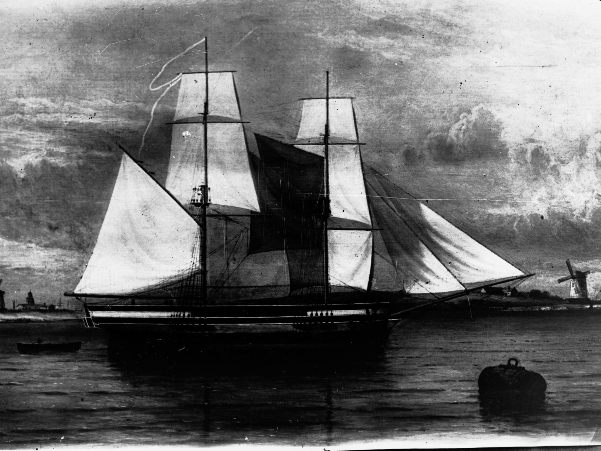 Painting of a Sailing Ship
