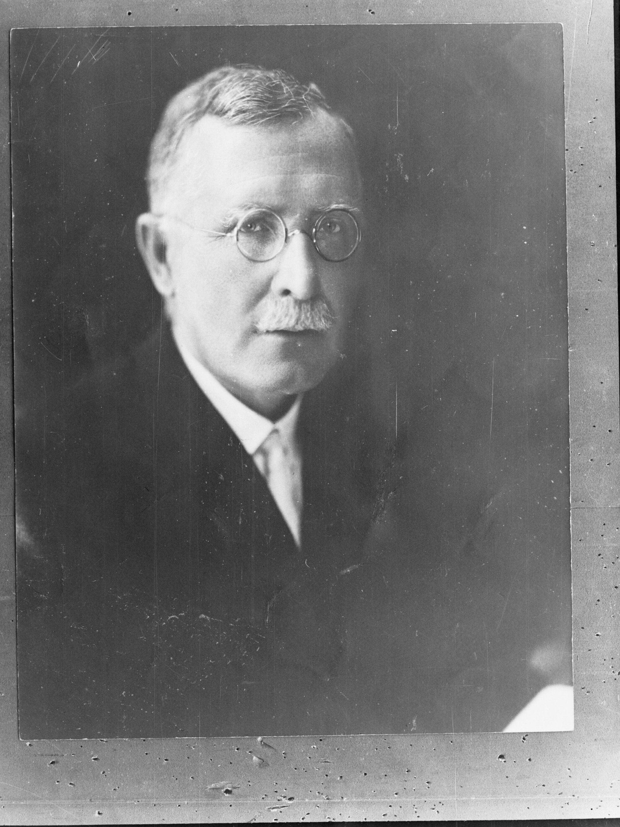 Portrait of unidentified man