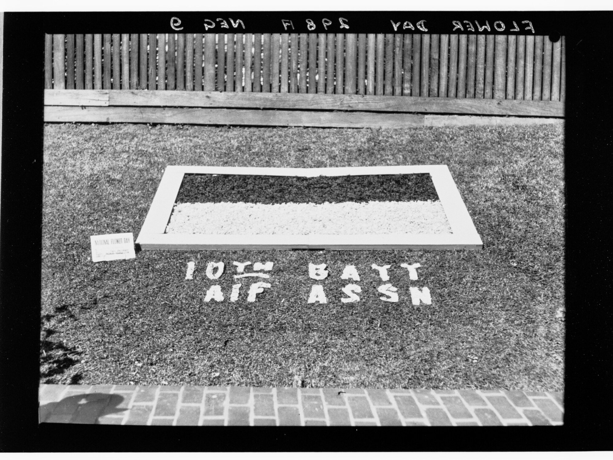 Flower Day - exhibit in ground (10th Batt AIF Assn)