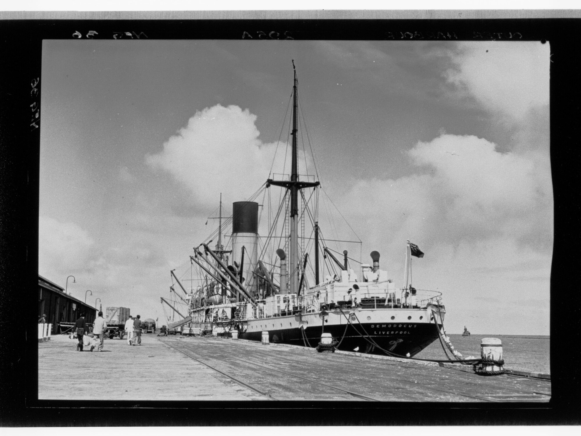 Outer Harbour - ship moored at dock
