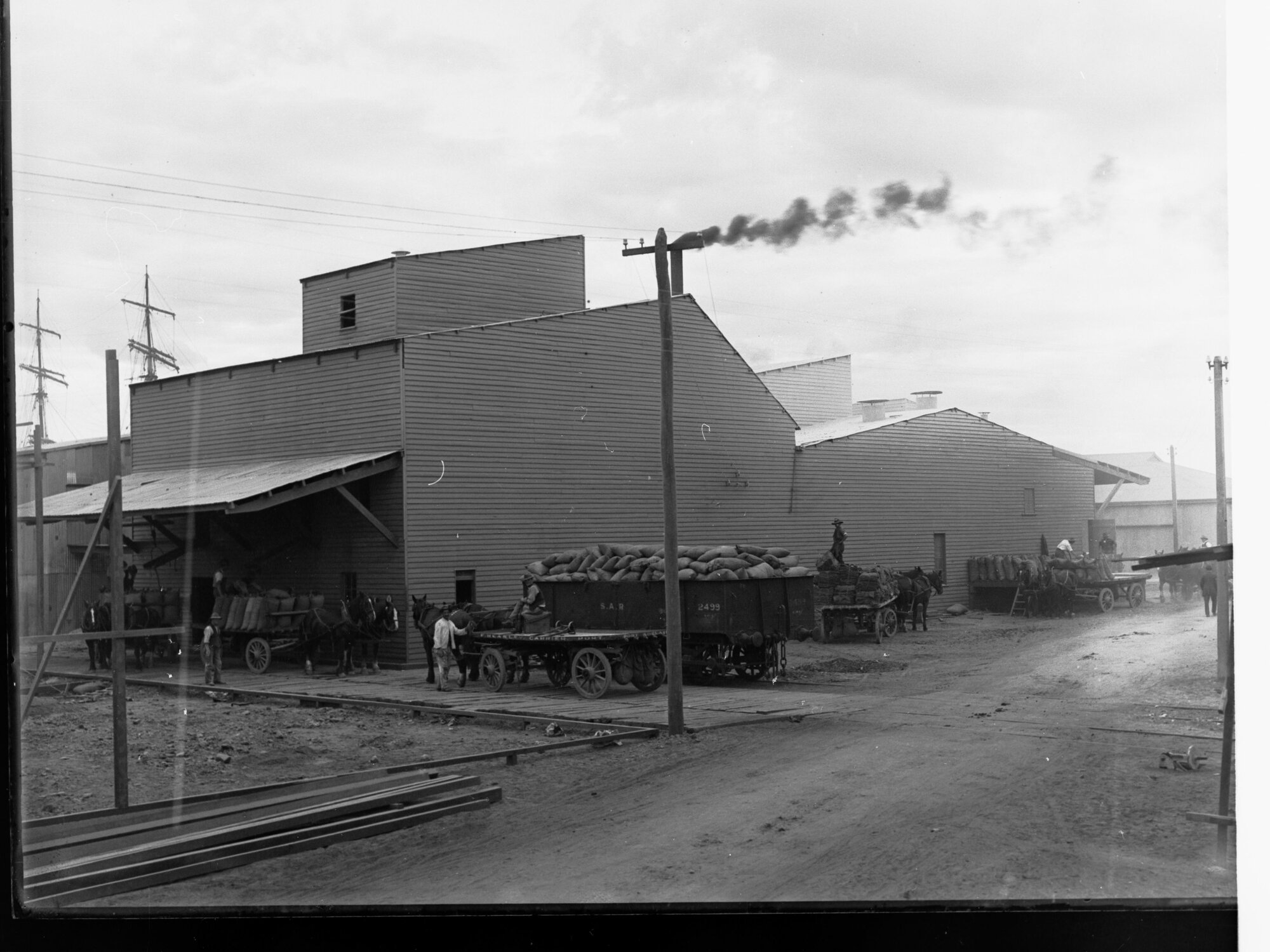 Loading bay at flour mill Port Adelaide 