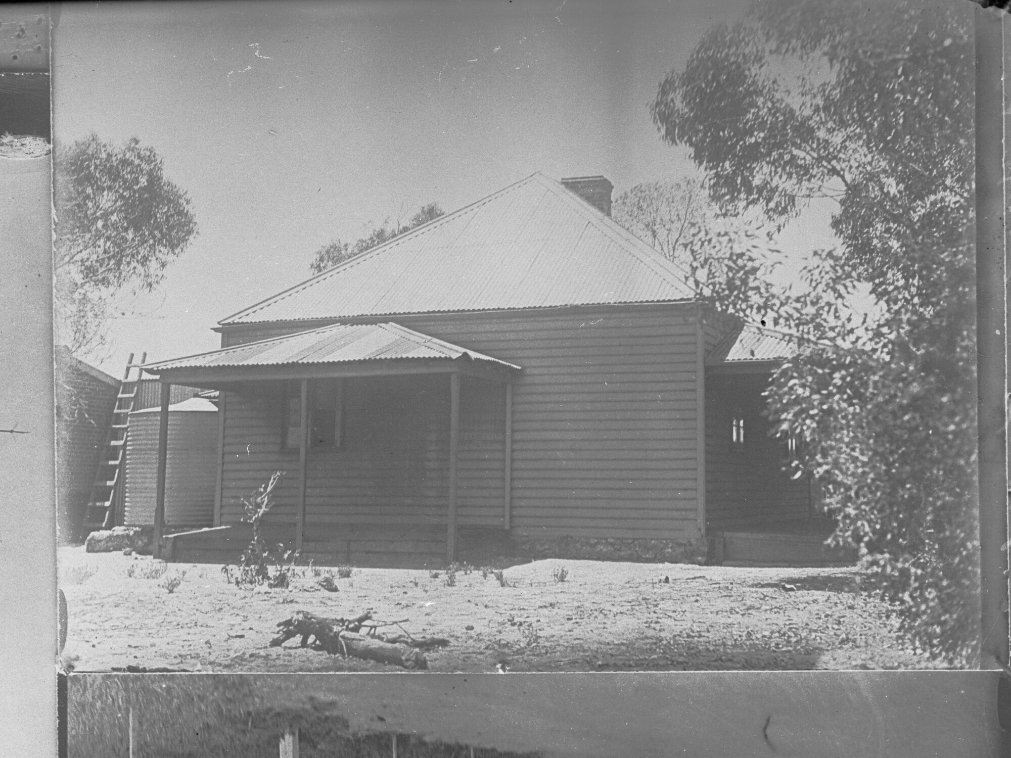 Magazine Keeper's House residence of George Halsey near premises of  Dry Creek explosive powder magazine.