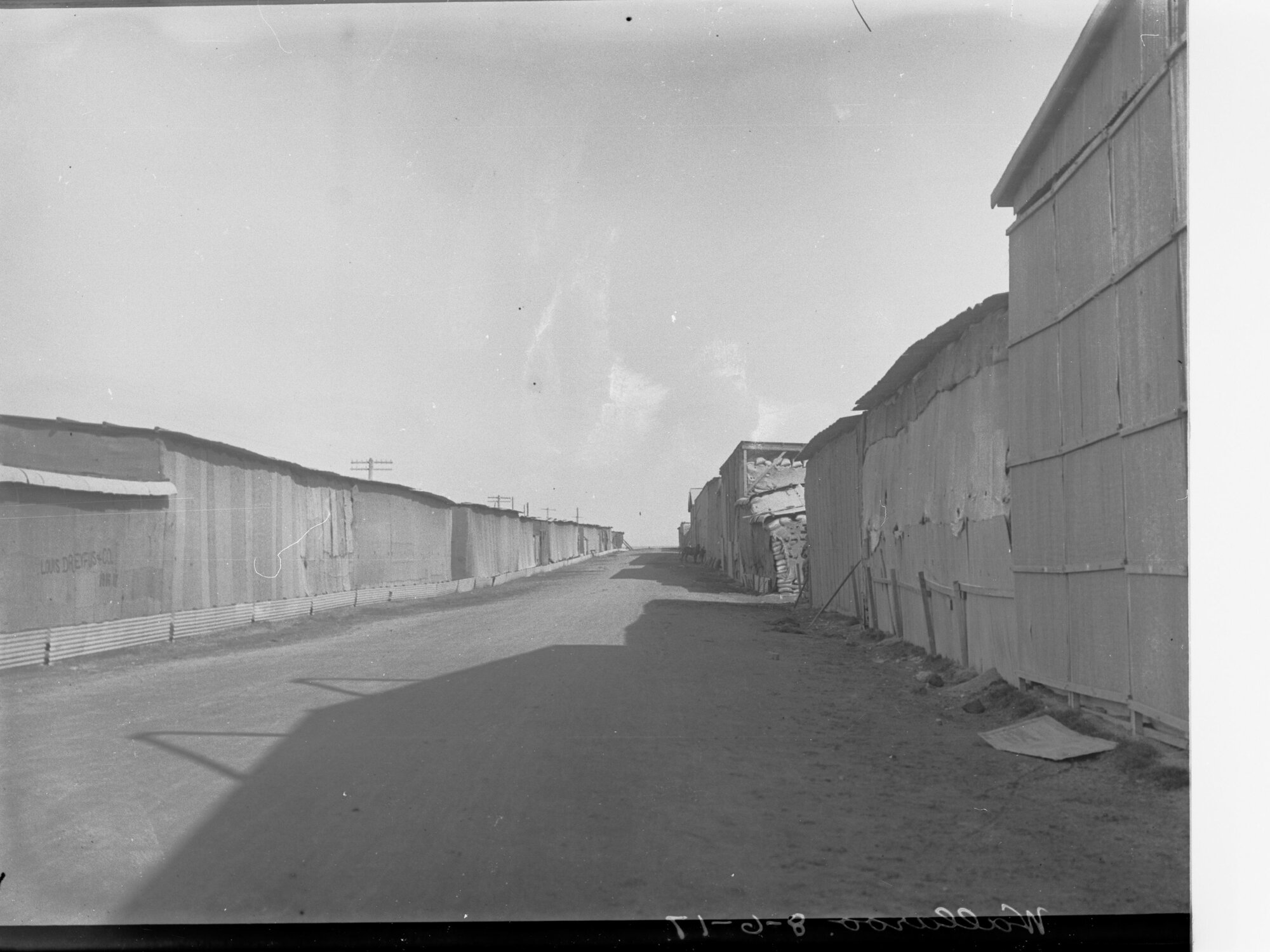 Wheat stacks at Wallaroo