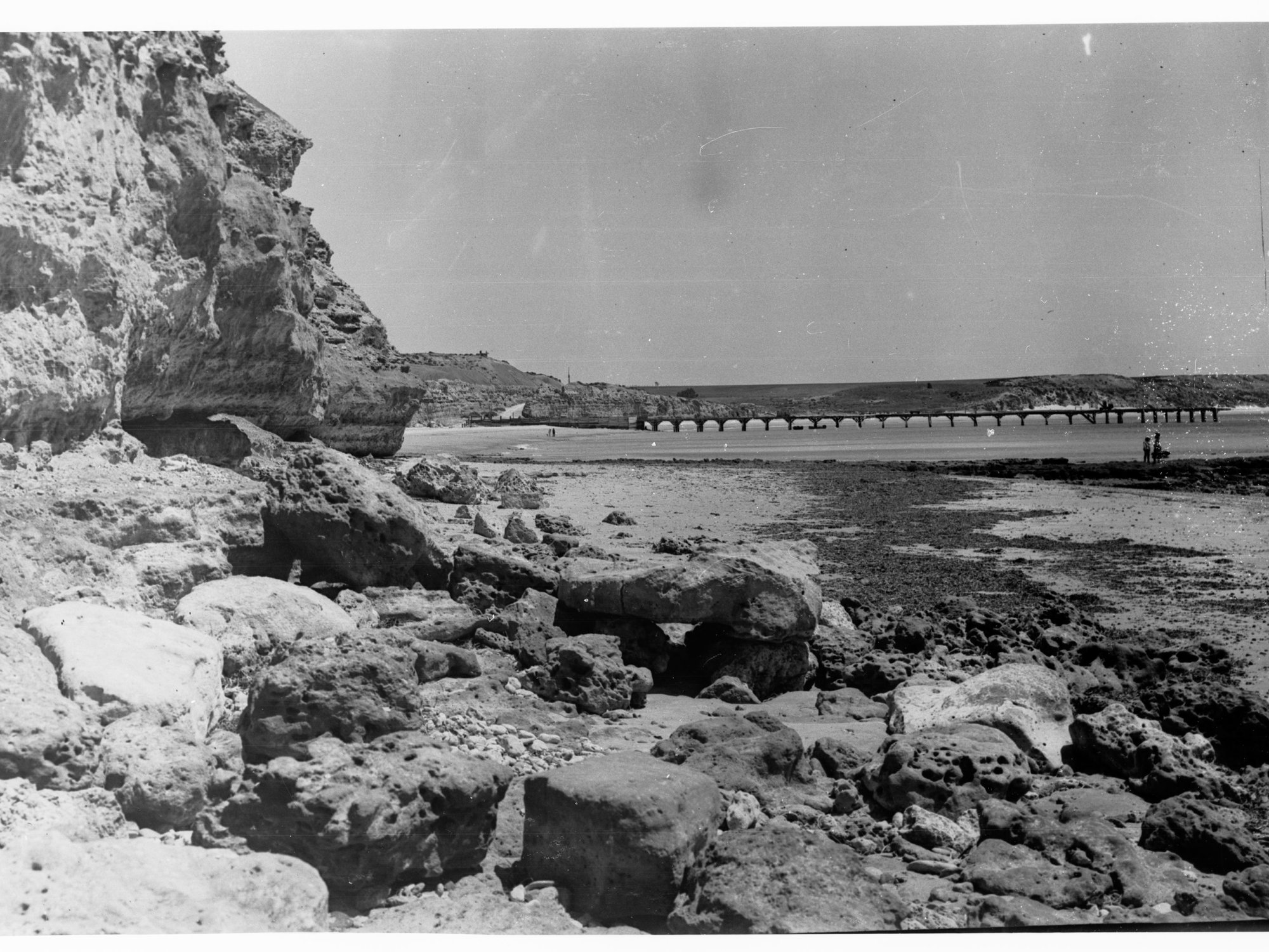 Port Willunga showing jetty