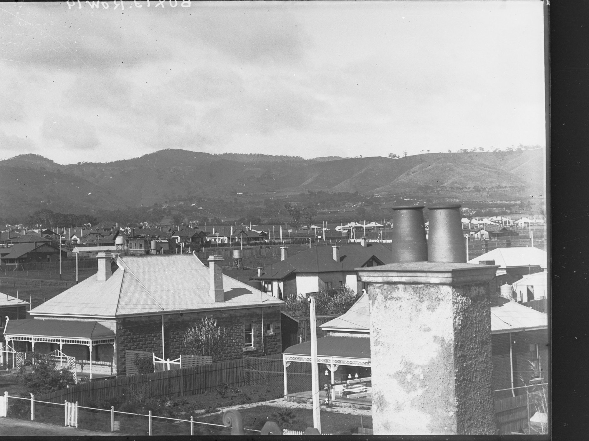 Rose Park, Toorak Gardens and Linden Park looking towards Mount Lofty, South Australia