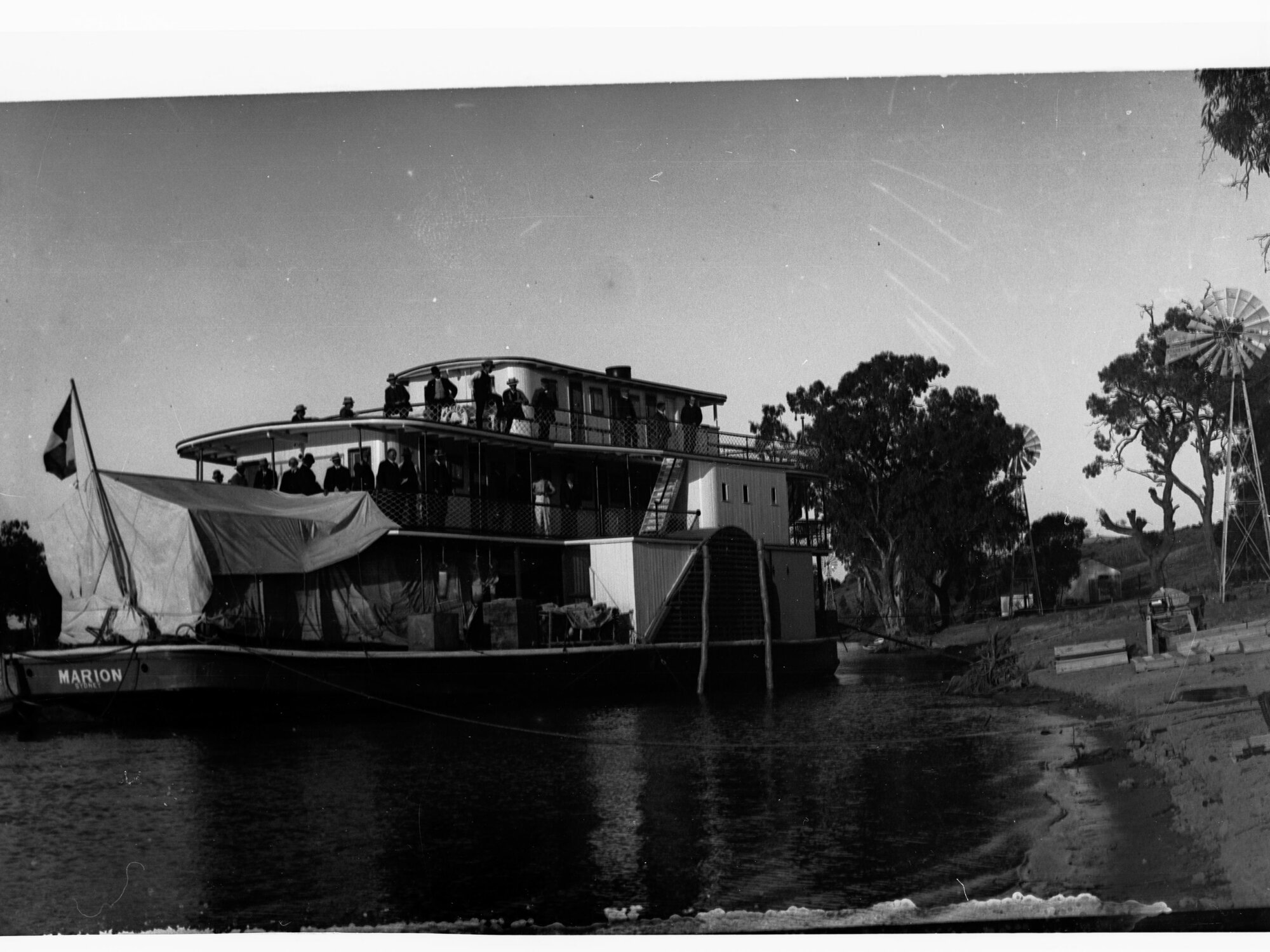 Paddlesteamer the Marion on River Murray - Parliamentary Tour of River Murray