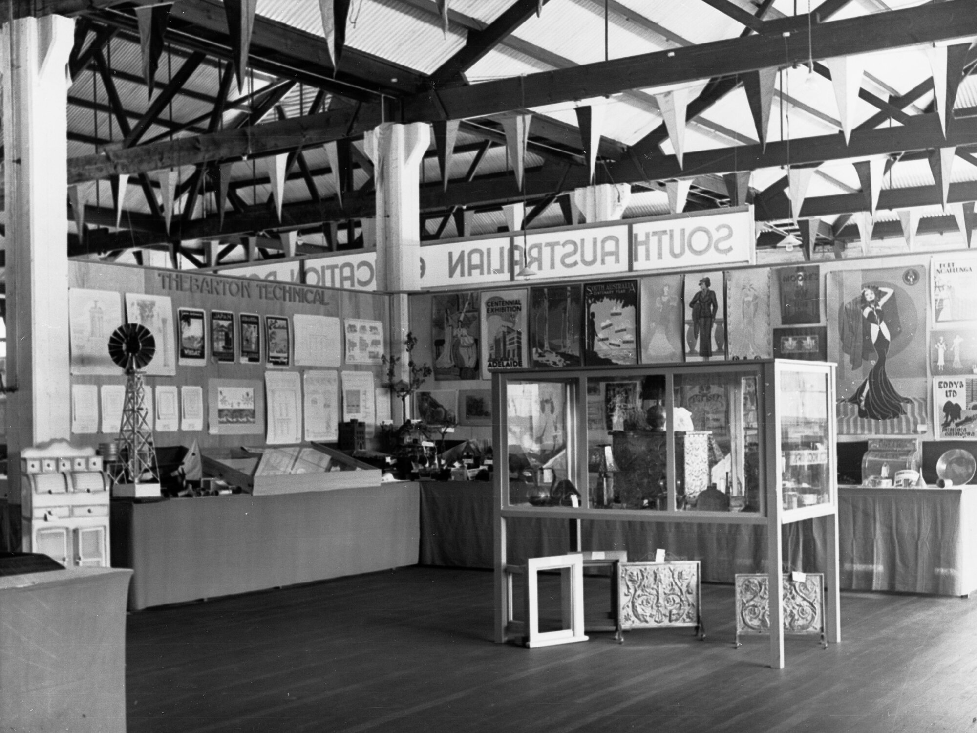Centenary exhibition education department display