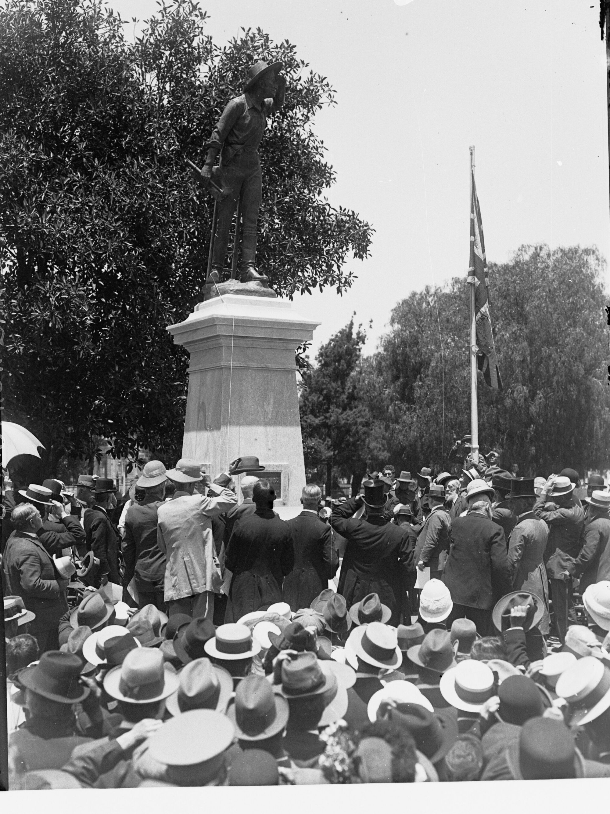 Unveiling statue of Captain Charles Sturt