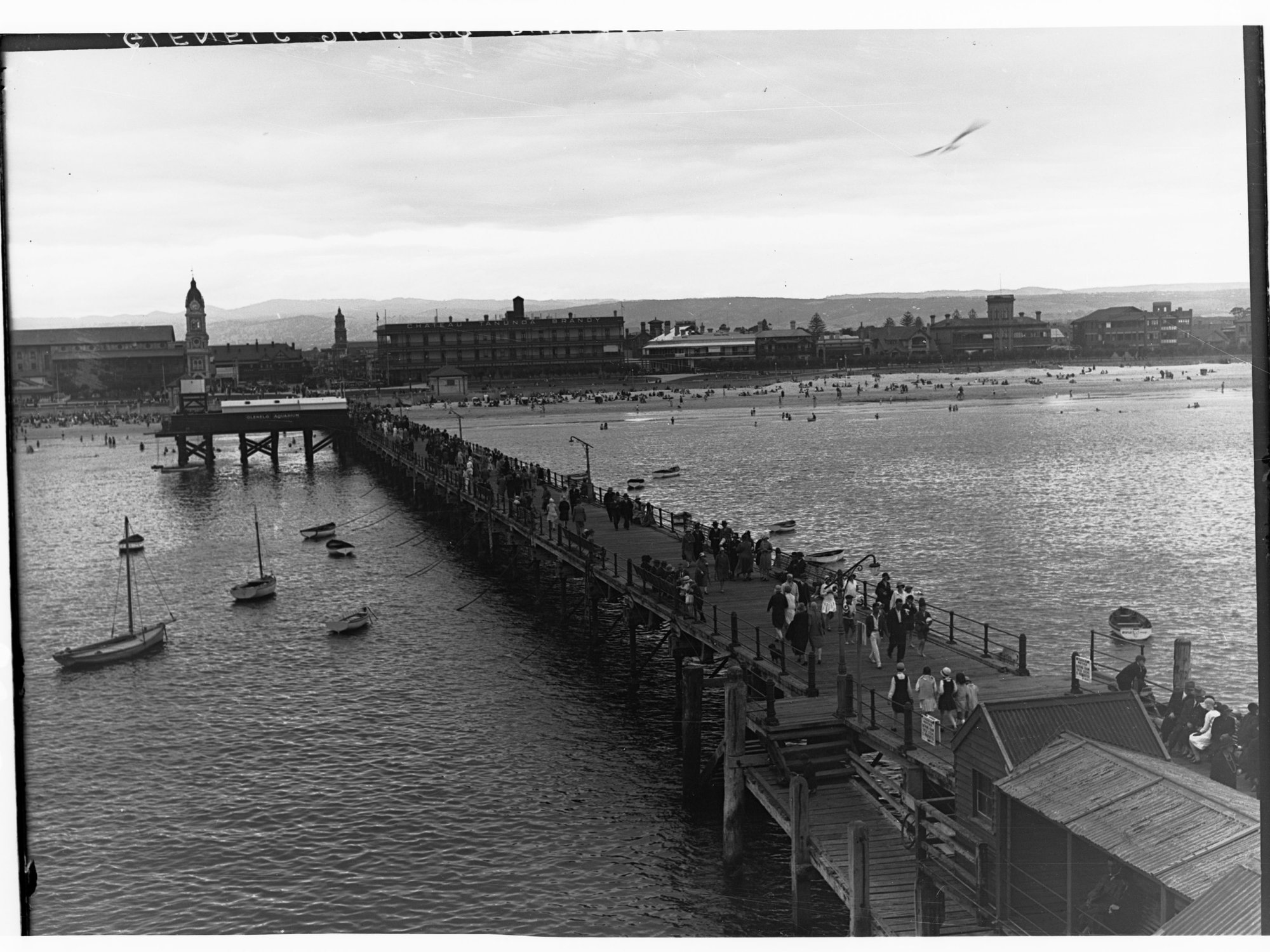 Glenelg Jetty looking towards the coast