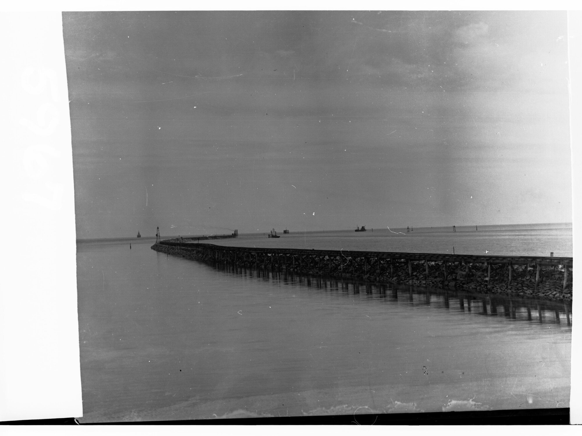 Outer Harbour Showing Breakwater