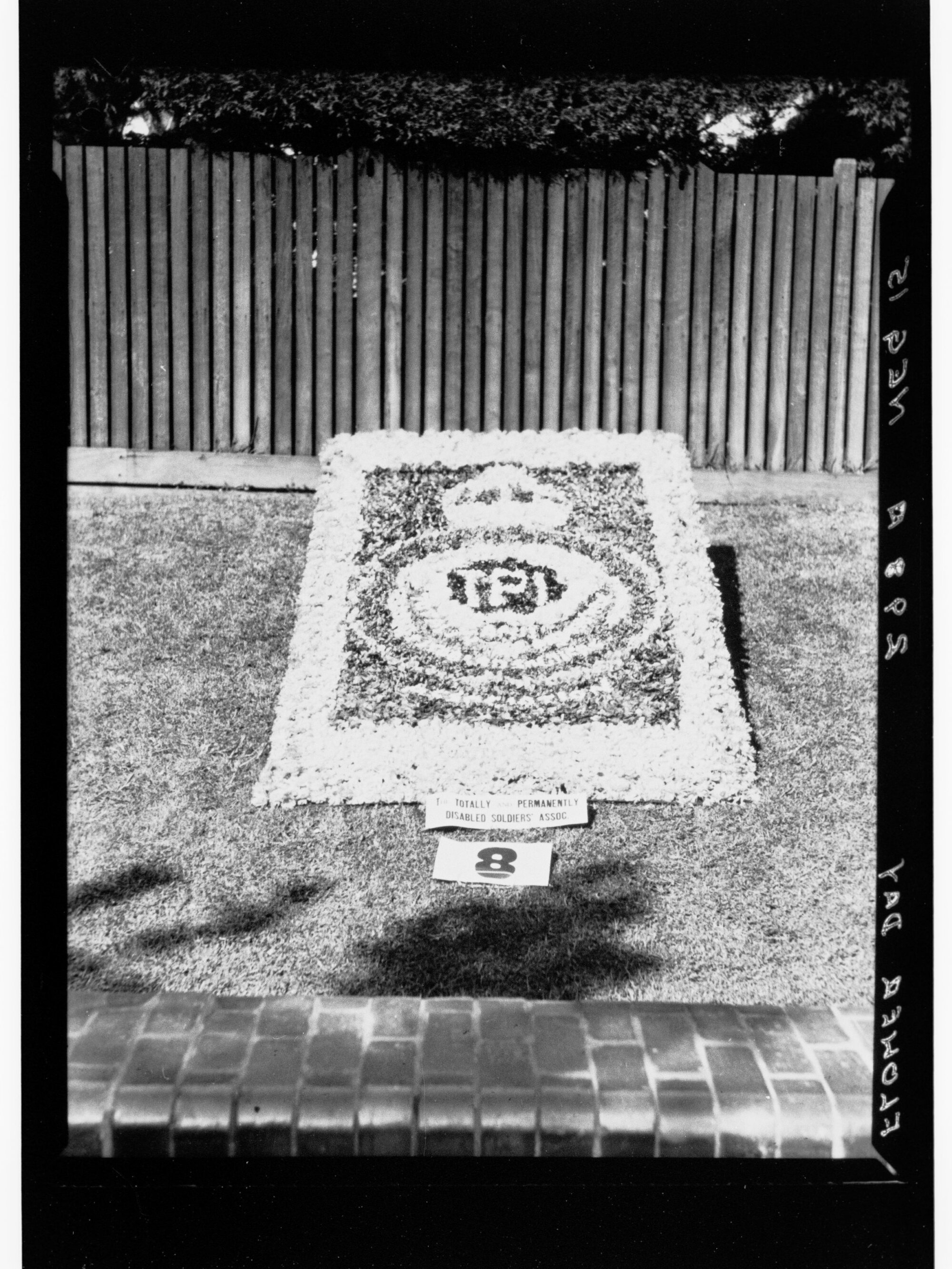 Flower Day - exhibit no. 8 (Totally and Permanently Disabled Soldiers Association)