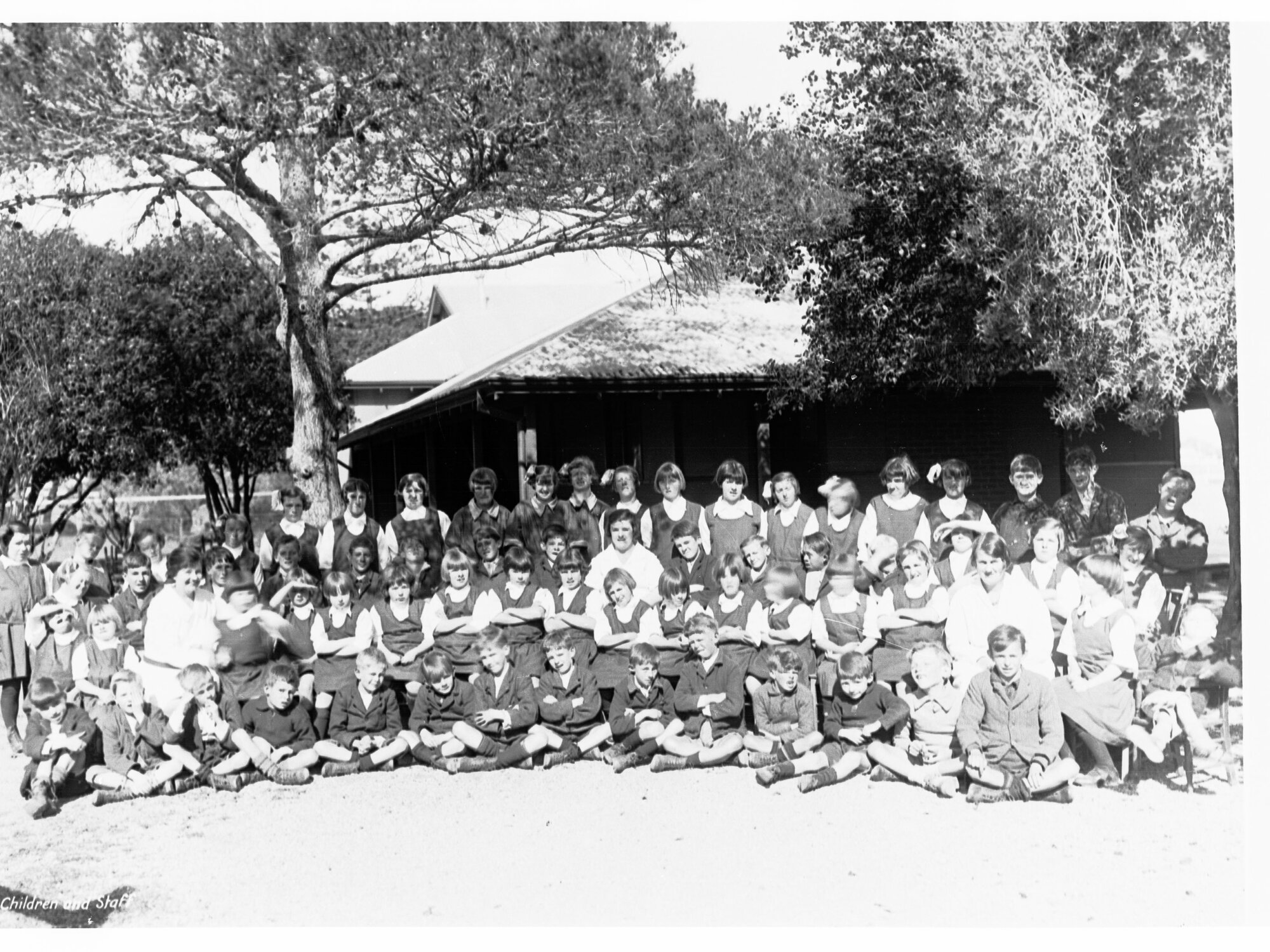 Minda school pupils and staff 