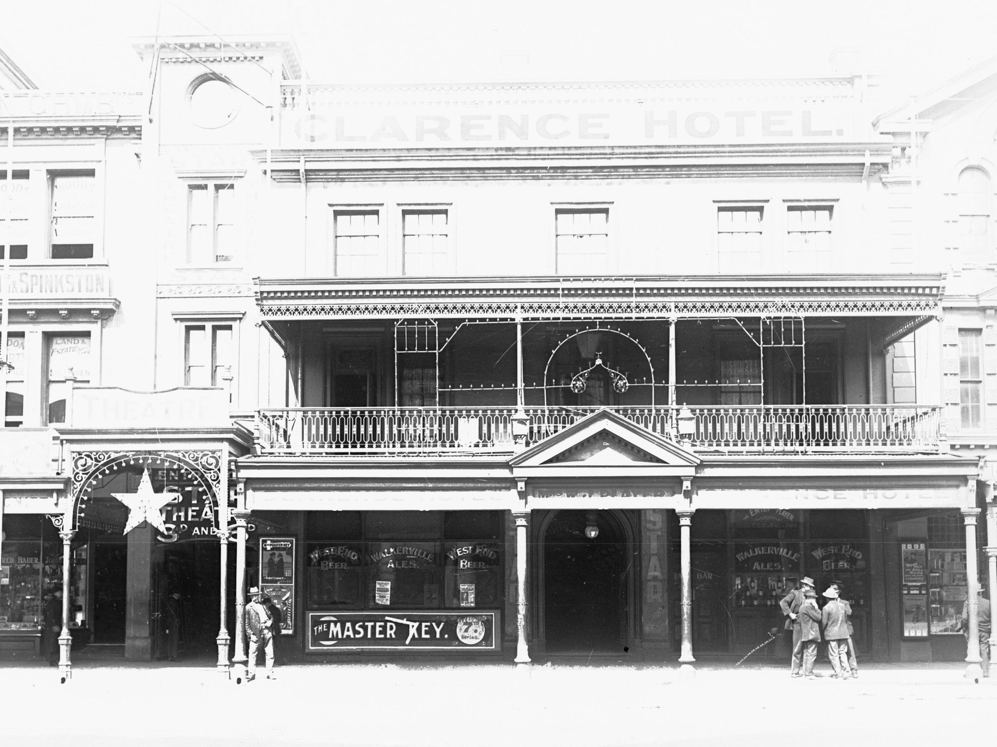 Clarence Hotel and Star Theatre,  King William Street