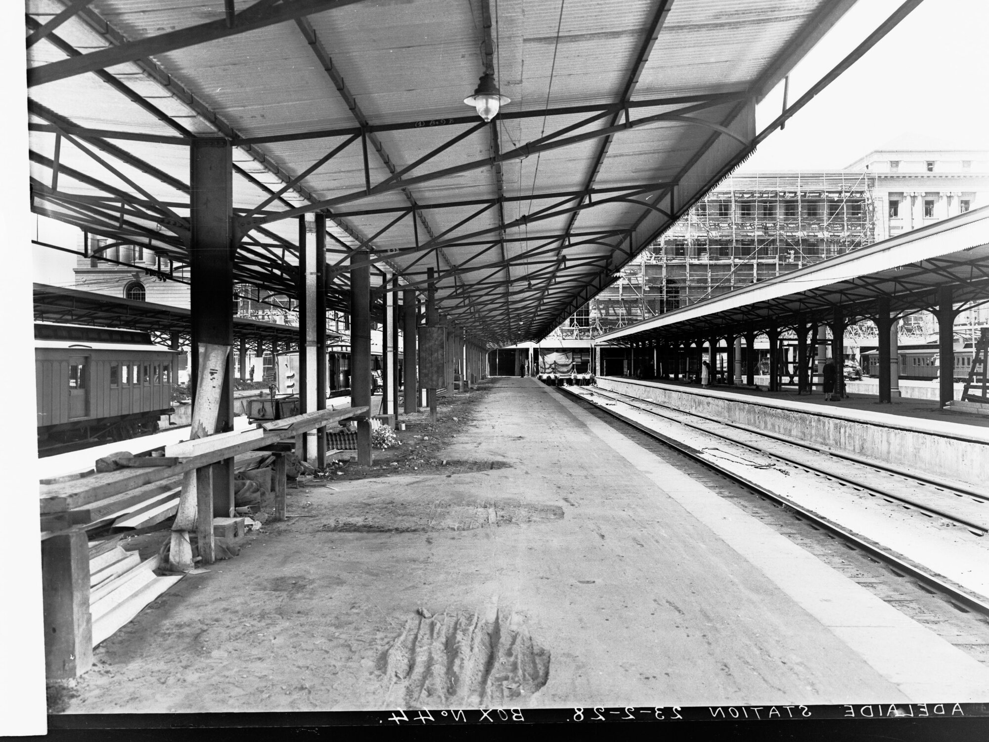 Adelaide Railway Station Under Construction