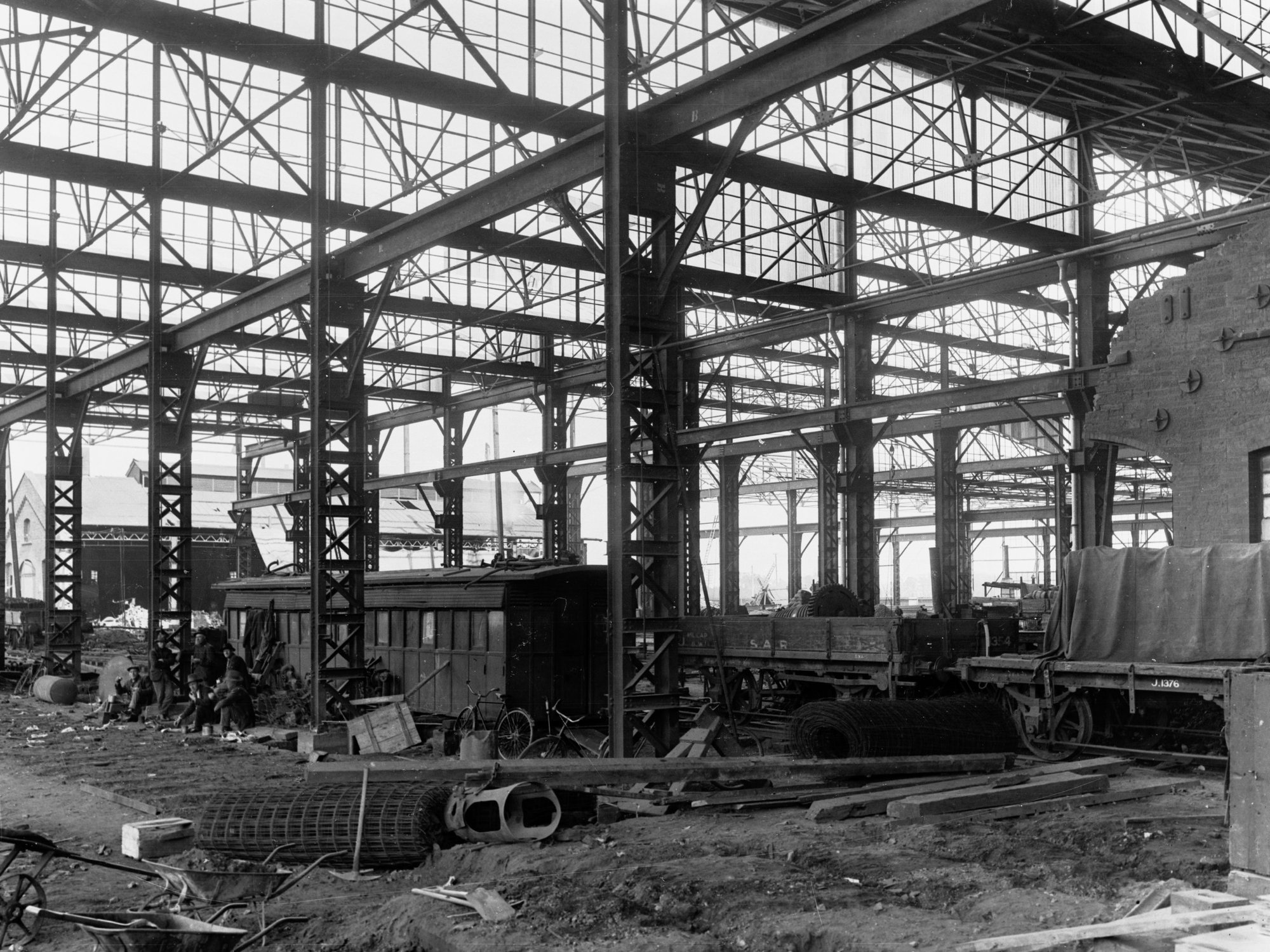 Construction of Islington Railway Workshop