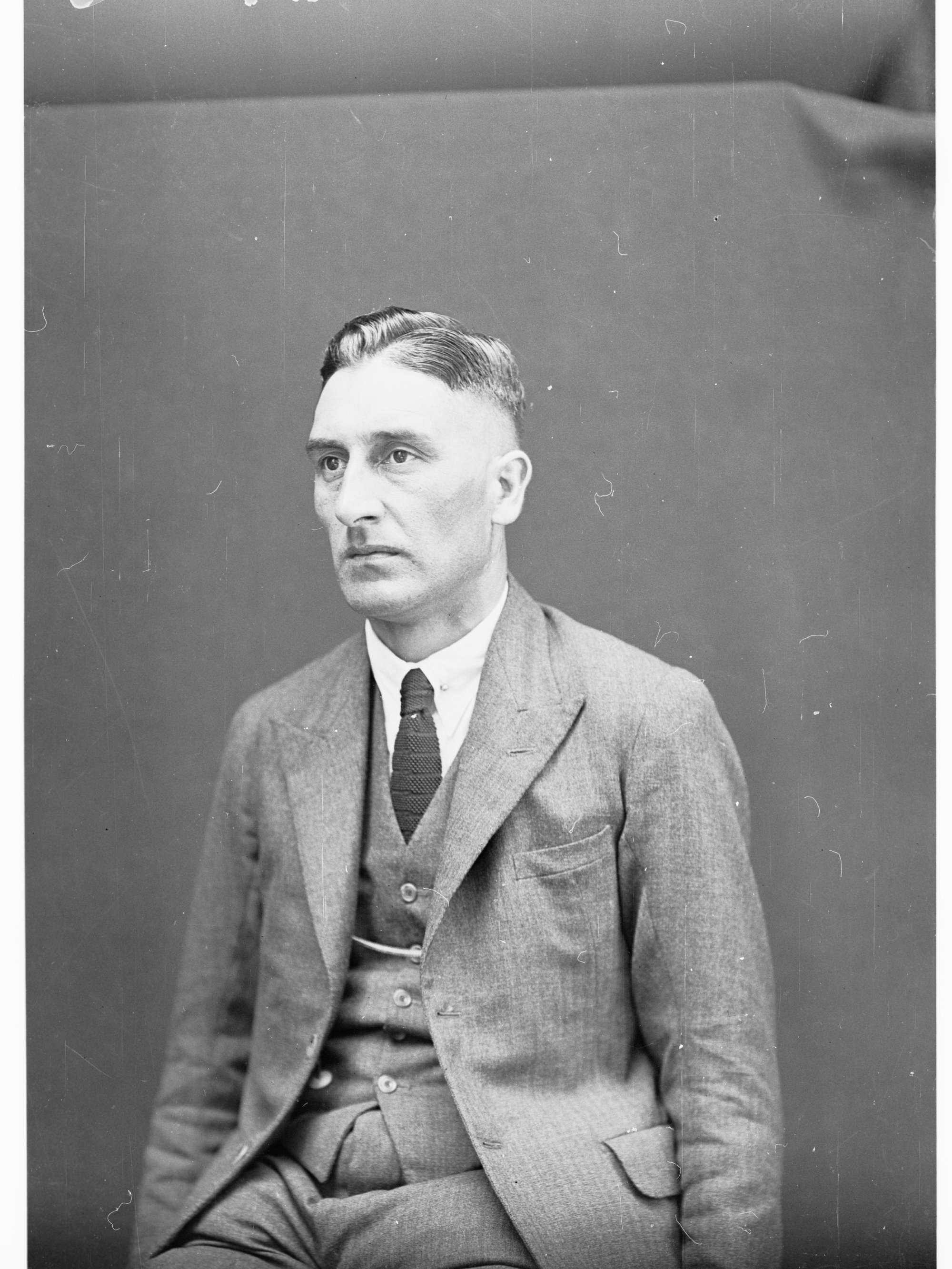 Portrait of Mr J W Warne - Biographical Register page 235