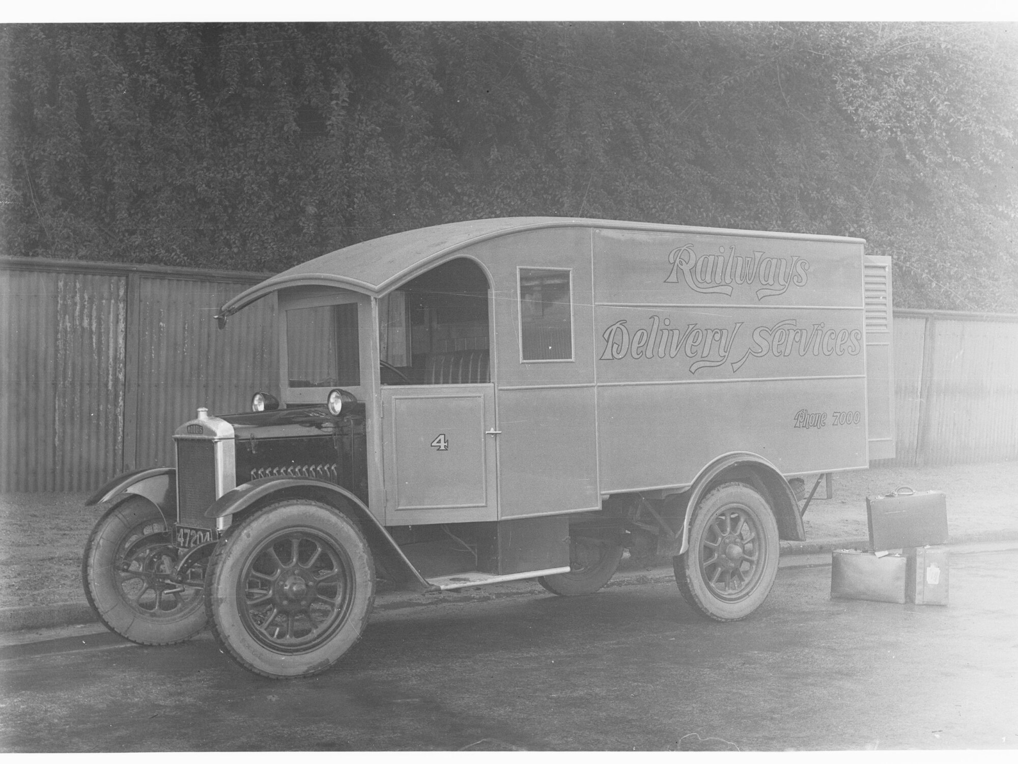 Railways delivery van