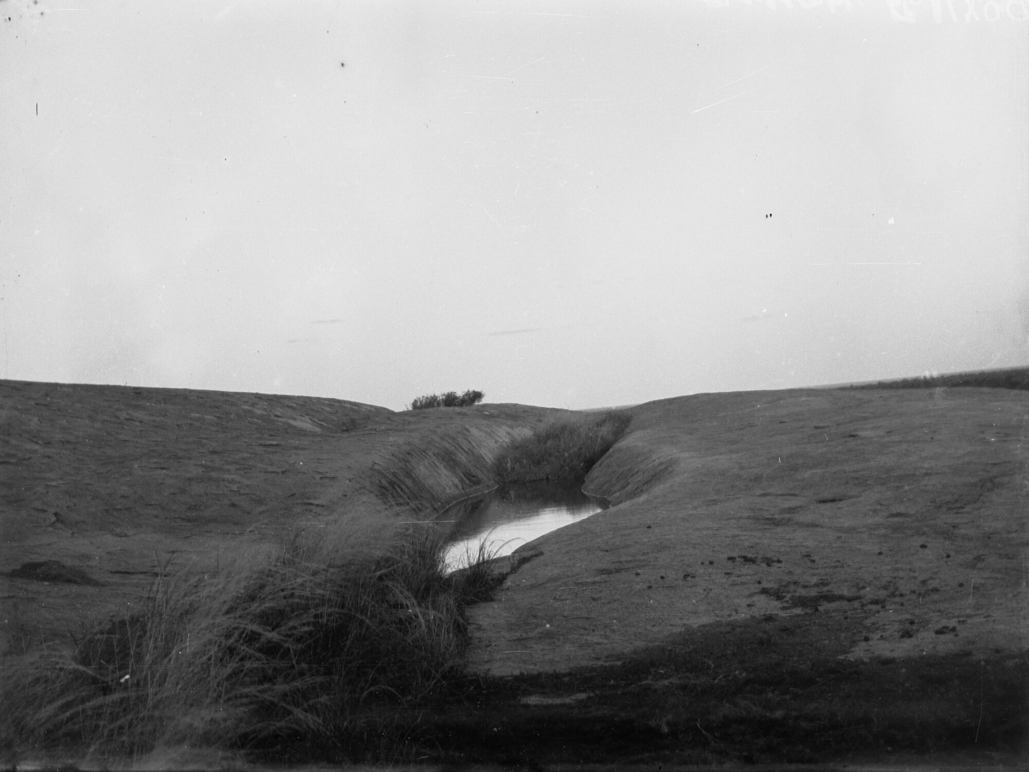 Rock hole on Nullarbor Plain - survey for East West Railway
