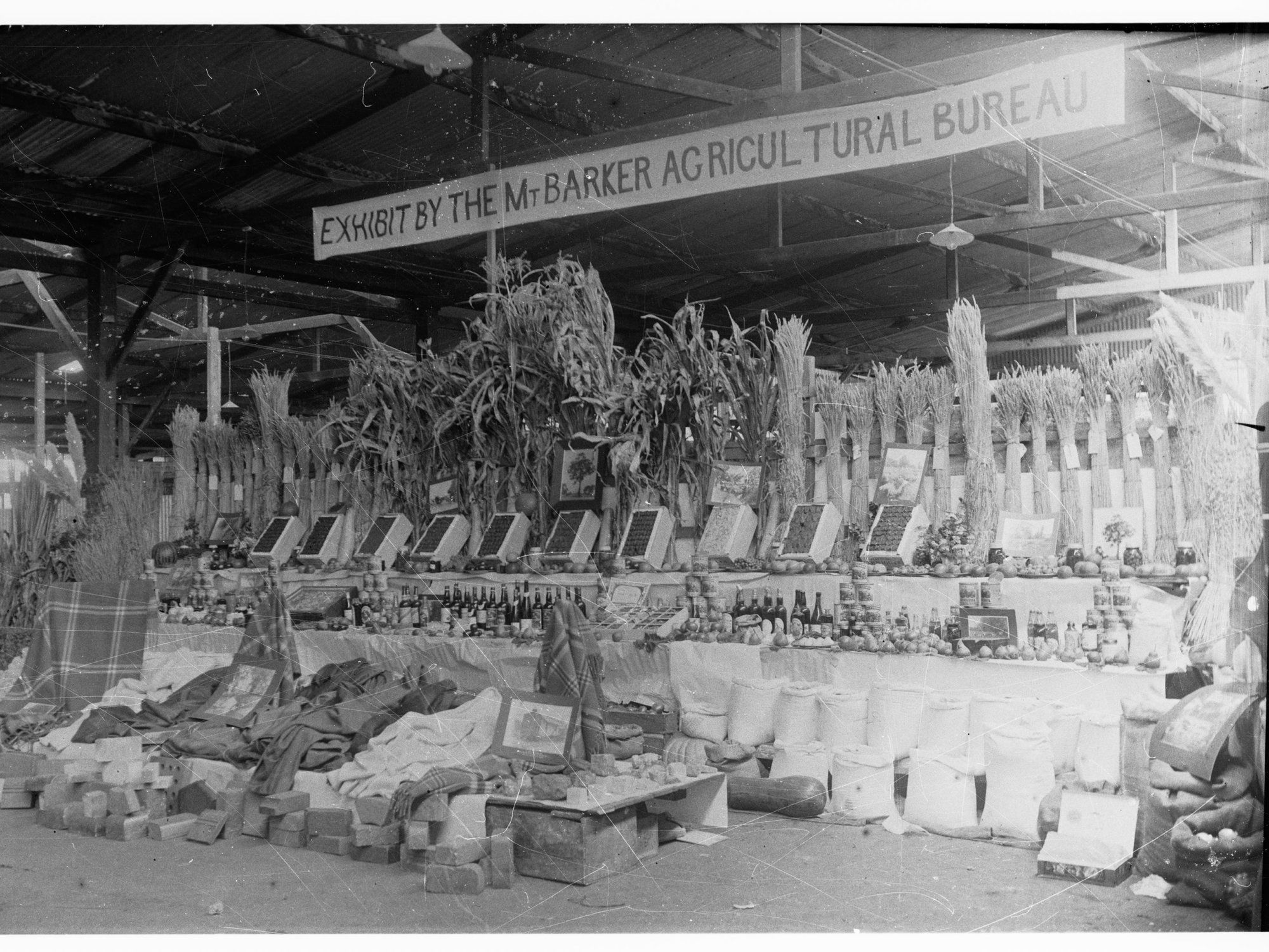 Exhibit at the Royal Adelaide Show - exhibit by the Mount Barker Agricultural Bureau