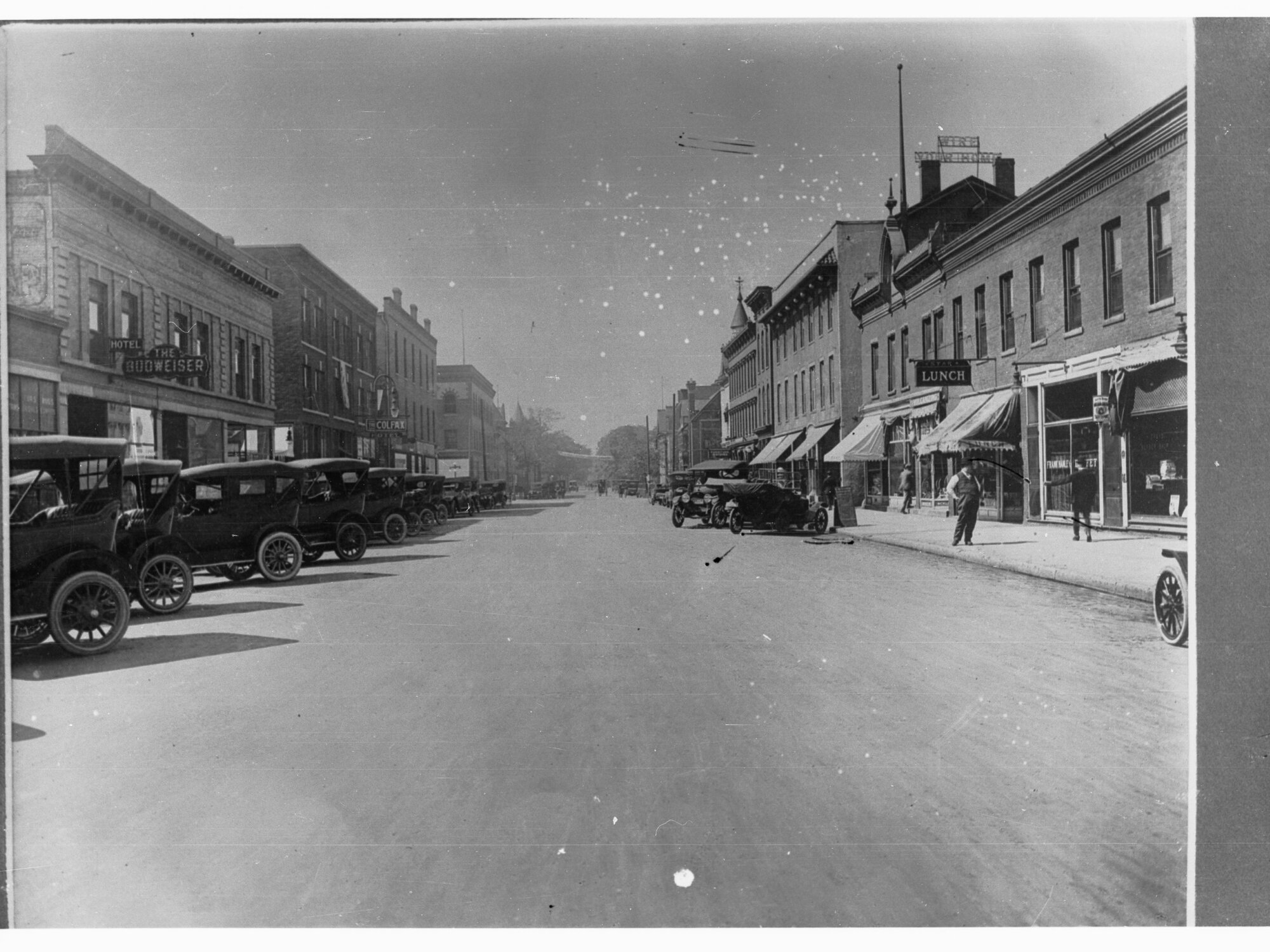 Street from unidentified town in the United States of America