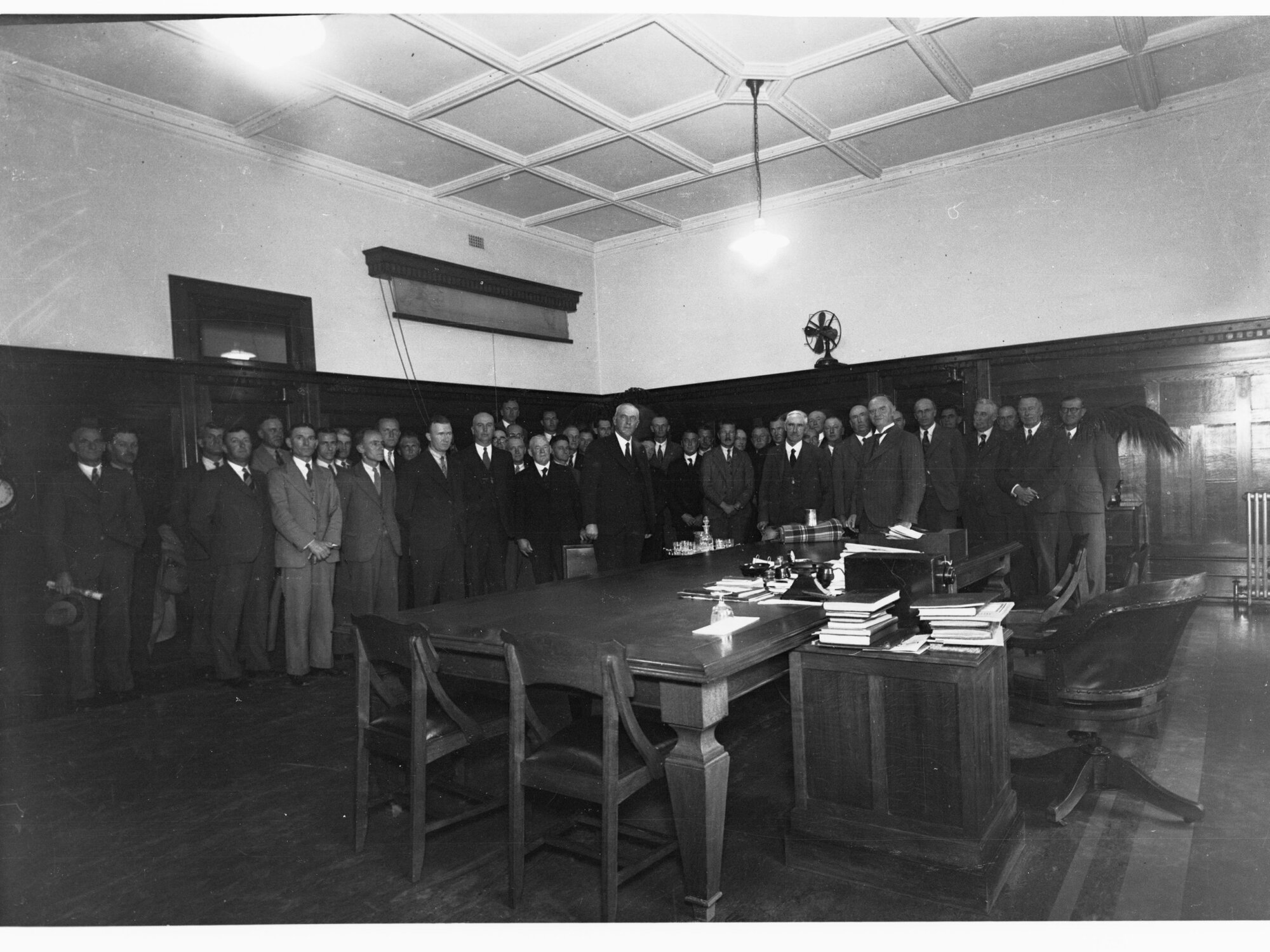 Retirement of C.J. Boykett, secretary to the Railways Commissioner