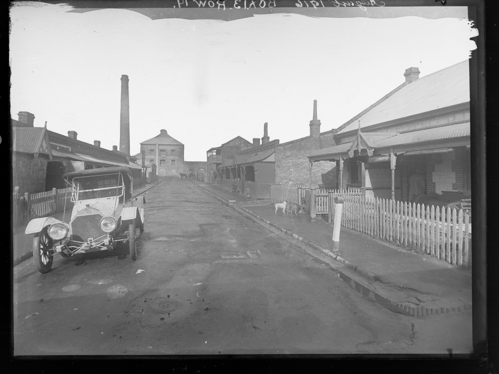 View of houses, Sydney Place, Adelaide