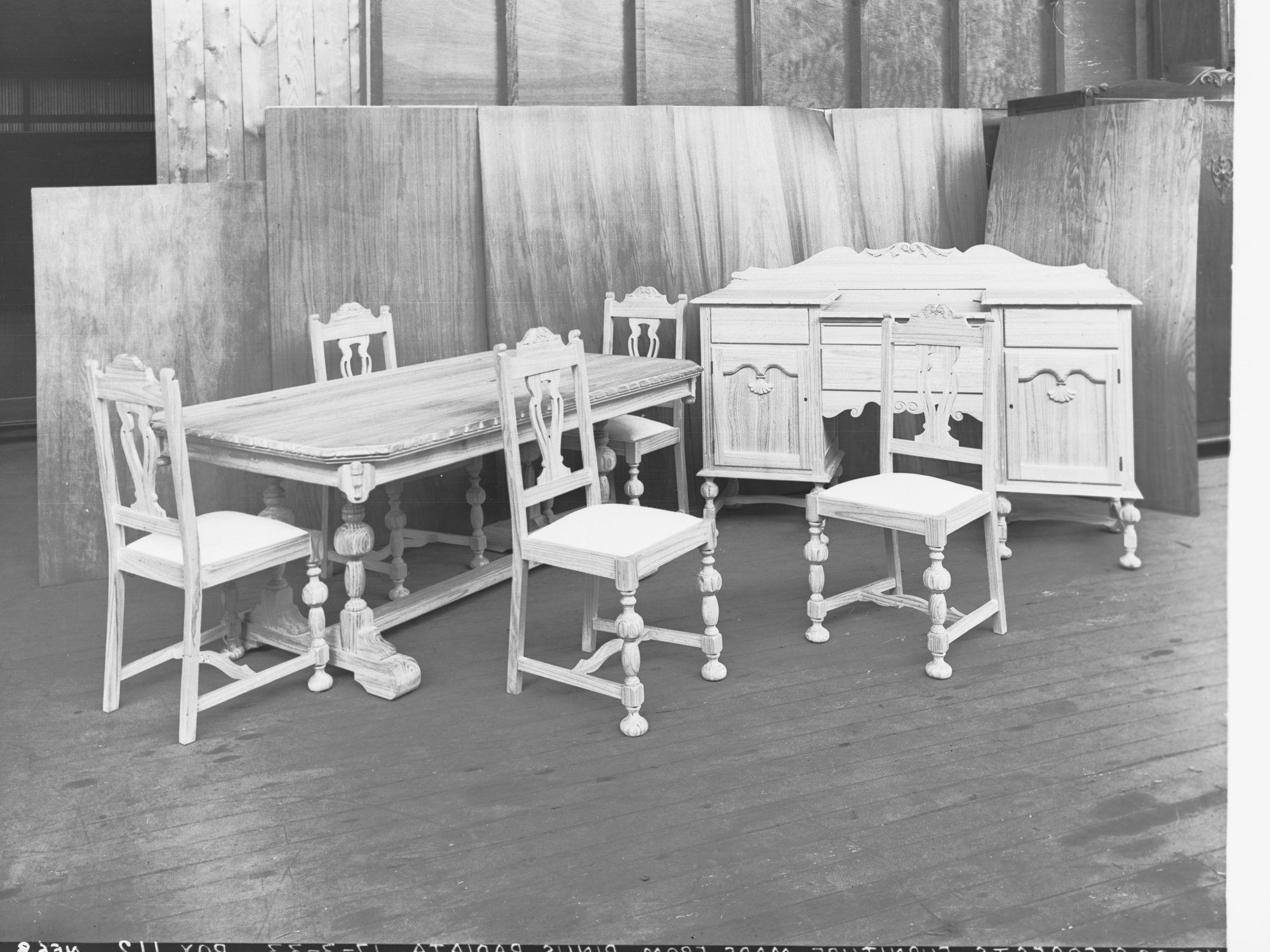 Dining Room Furniture Unstained