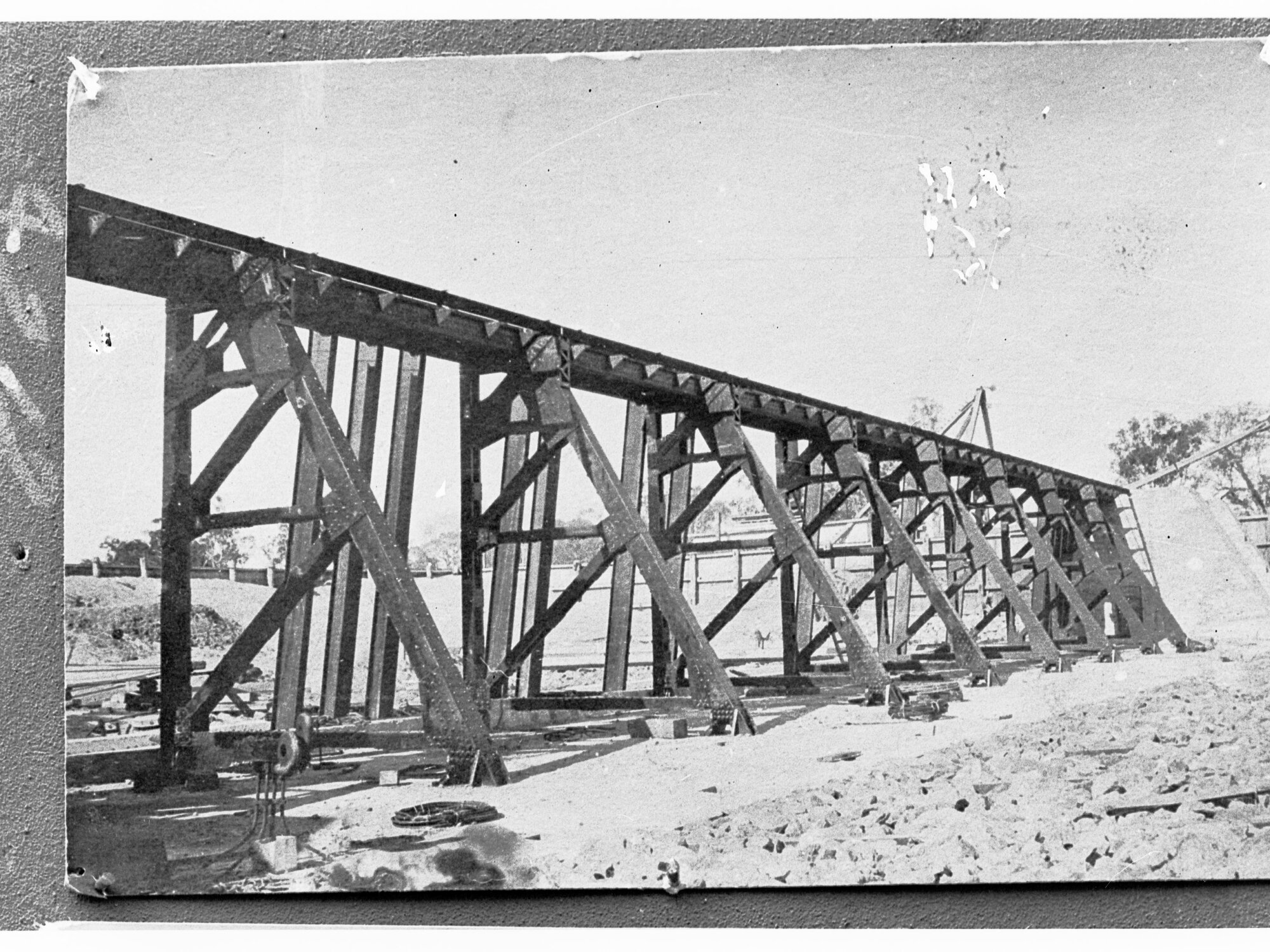 Construction of Lock at Blanchetown