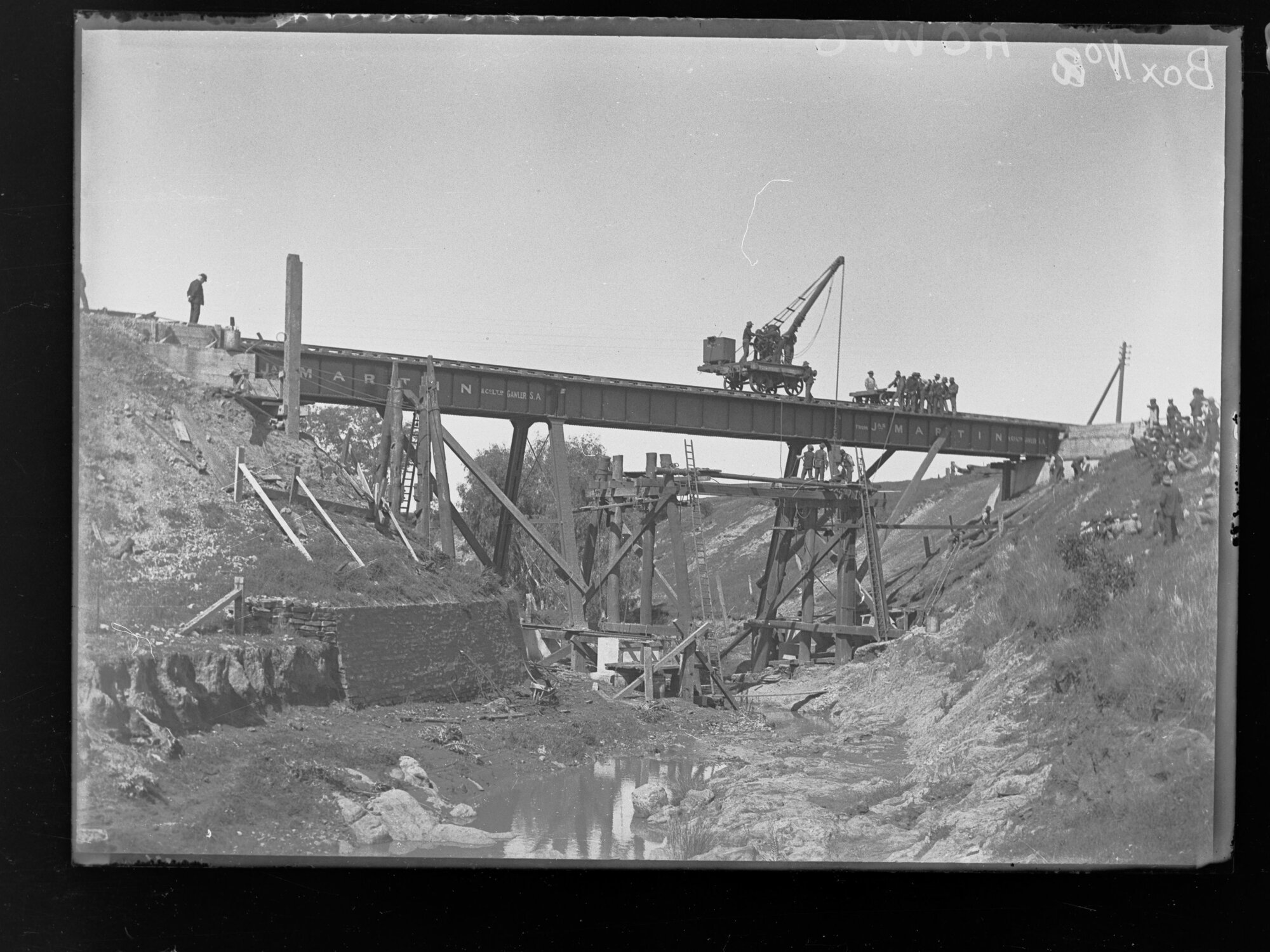 Construction of Railway Bridge over Allans Creek