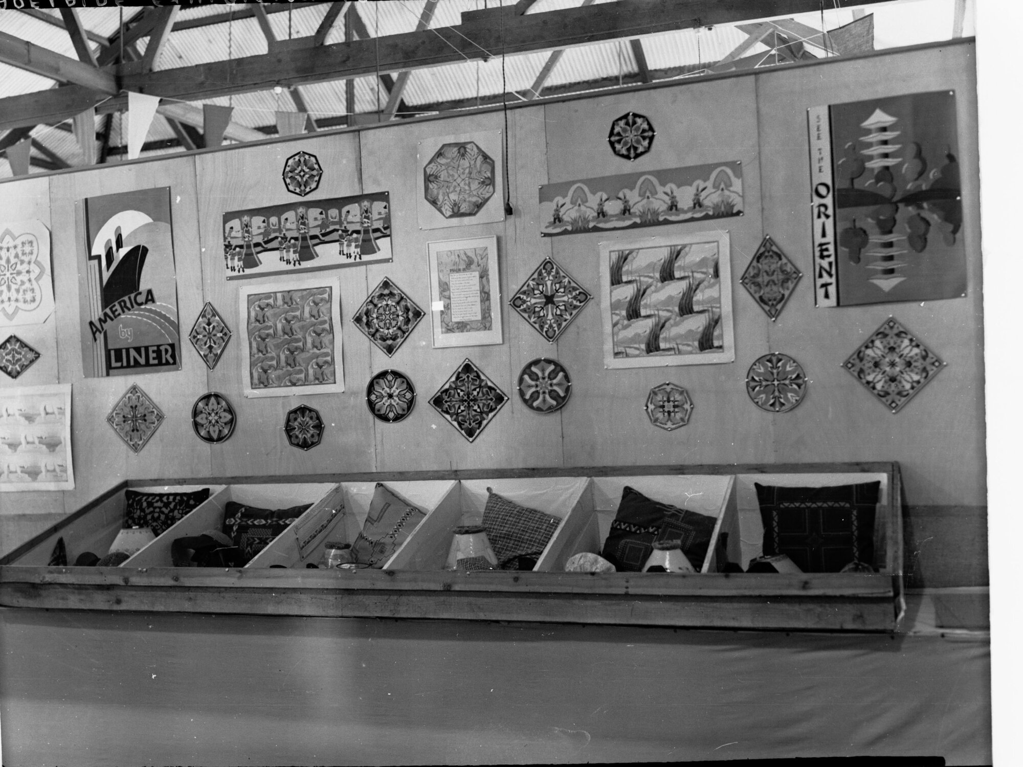 Adelaide Exhibition Showing Wall Hangings and Pillows