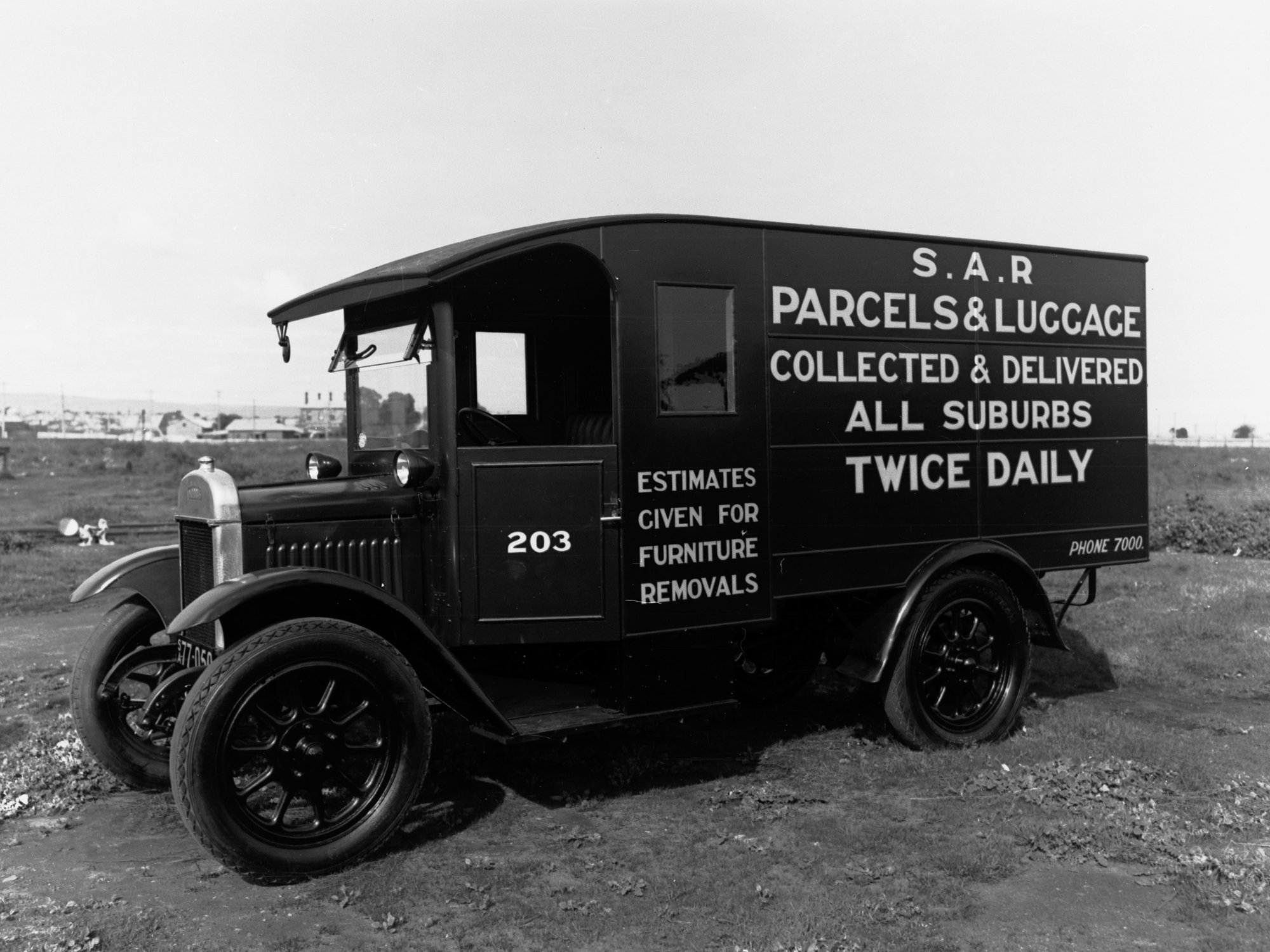 South Australian Railways Delivery Van at Islington