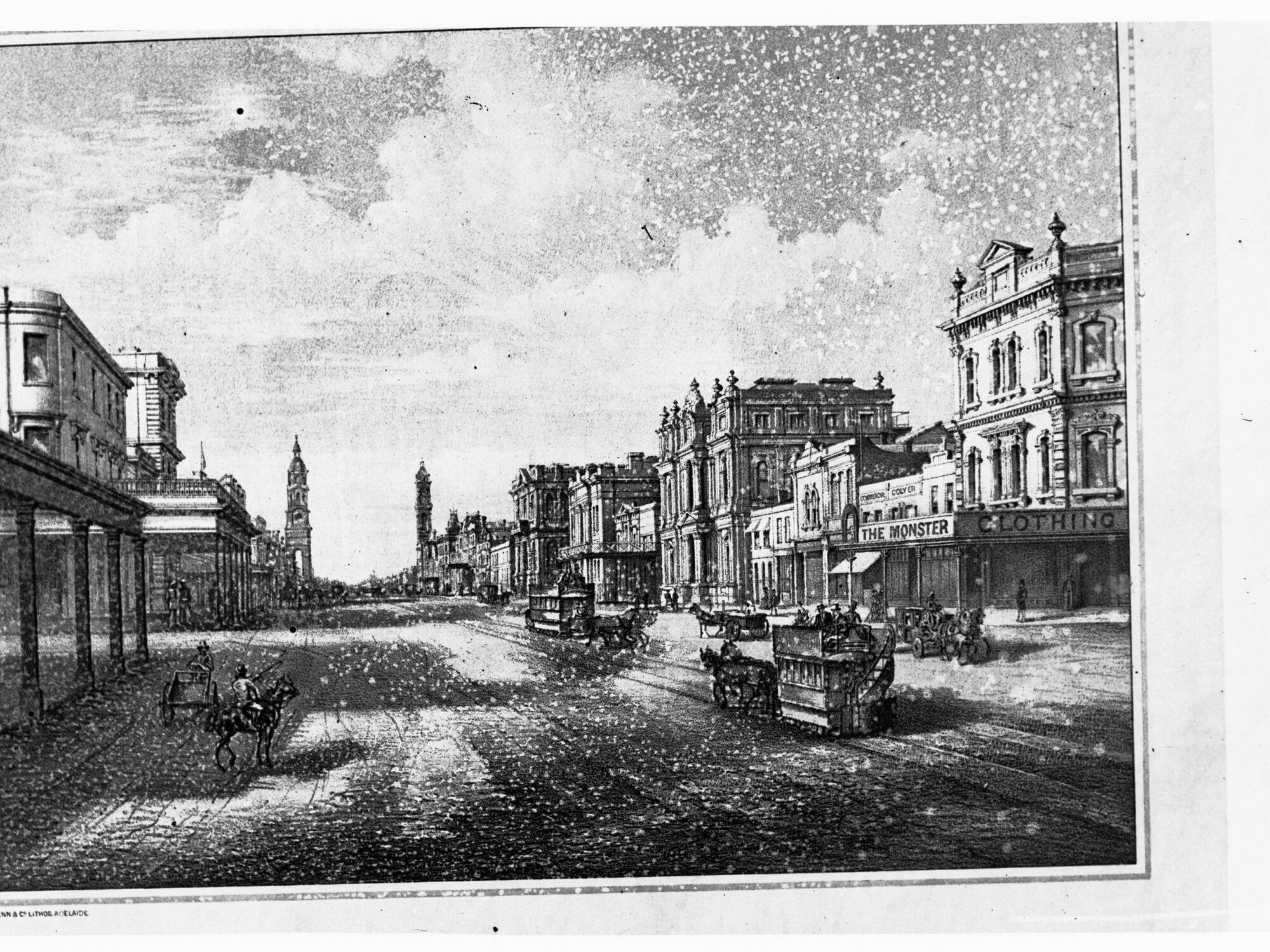 Sketch of King William Street