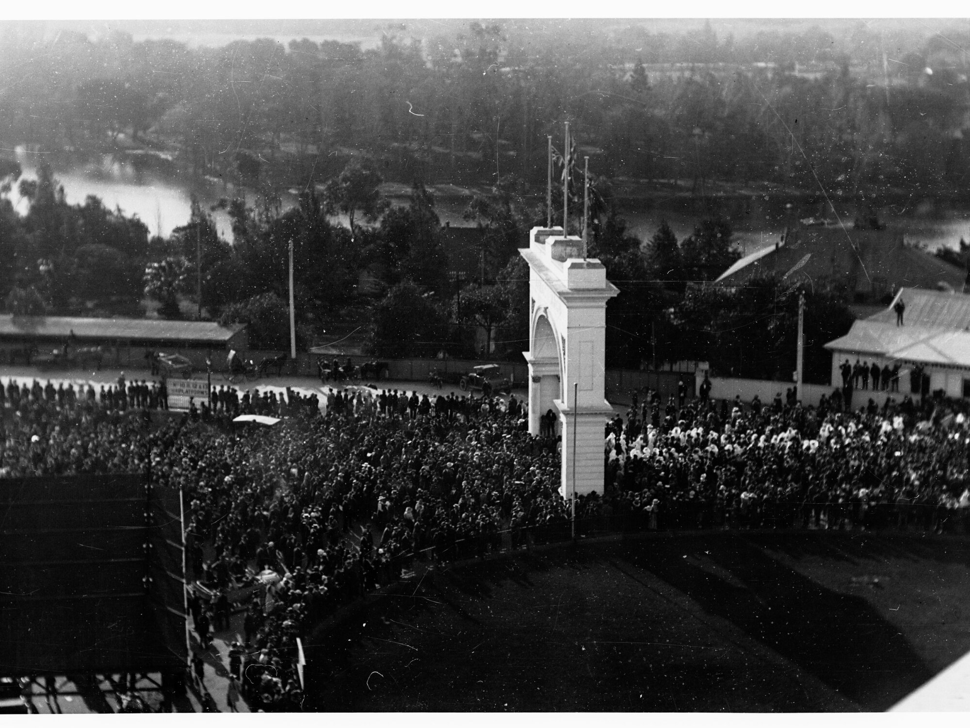 Peace Day Celebrations,  Prime Minister Hughes arrival in Adelaide
