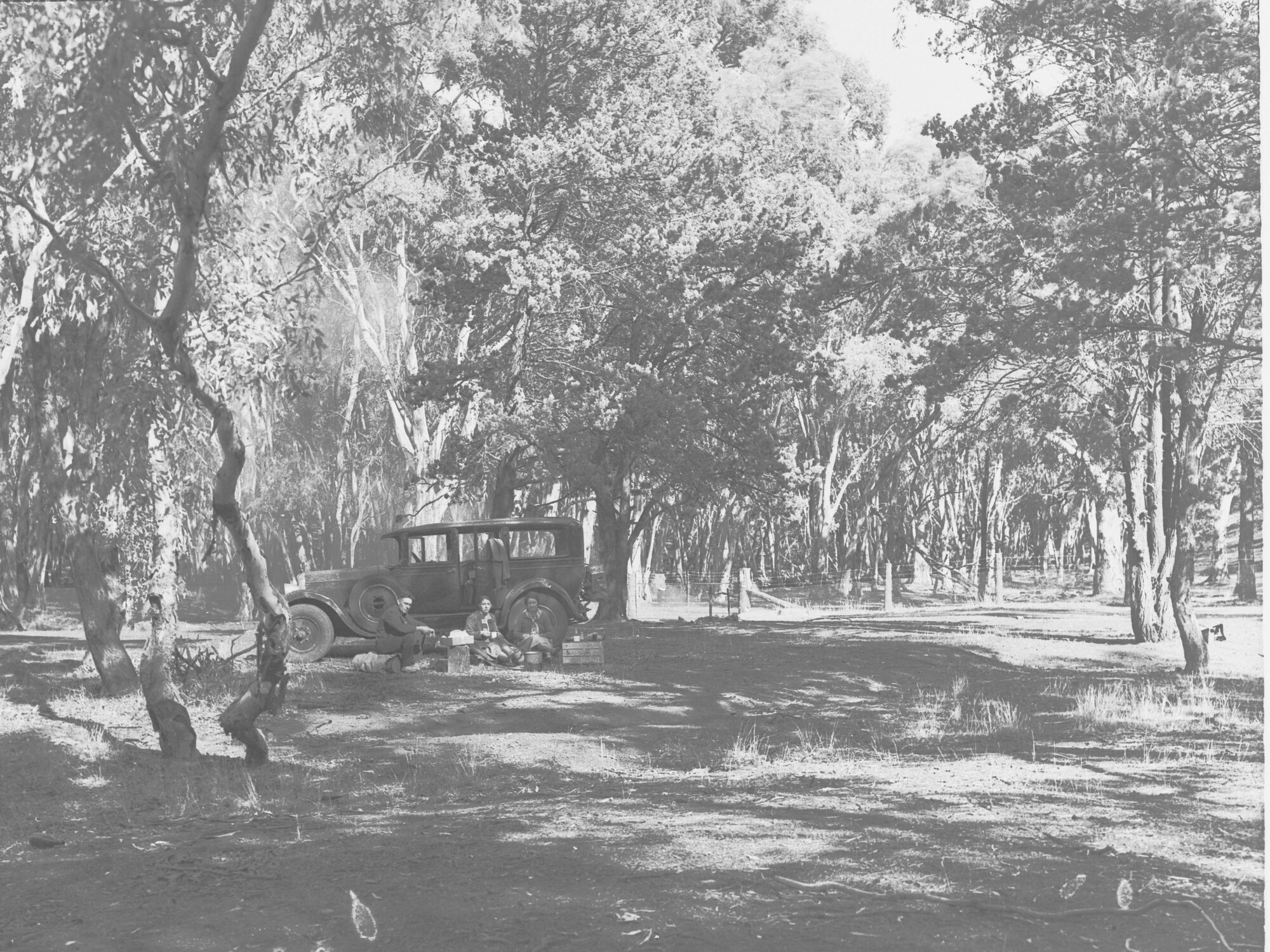 Camping Site Entrance at Wilpena Pound Flinders Ranges