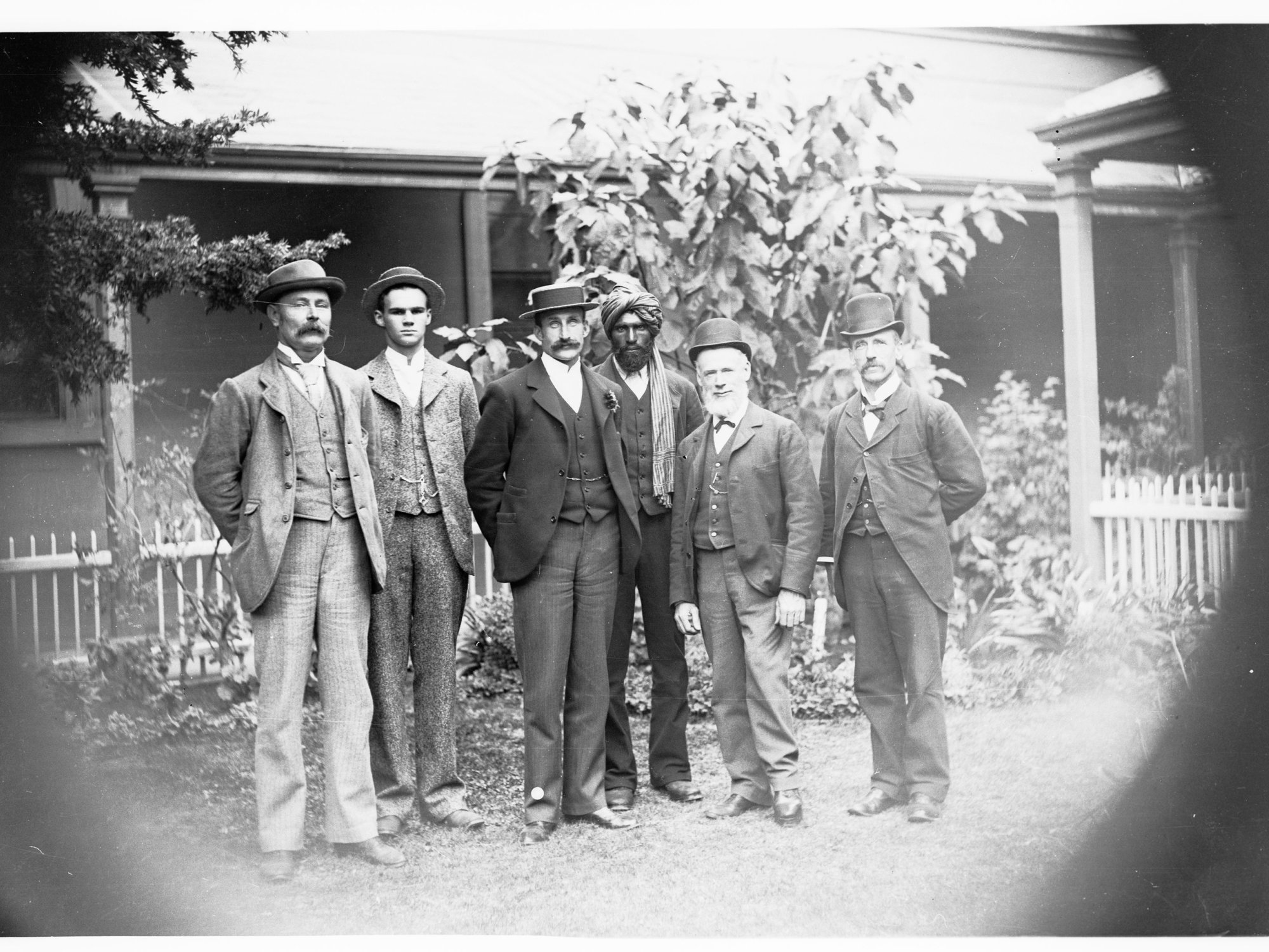 Group Portrait of Calvert Expedition to Western Australia by L Wells - 1896-1897