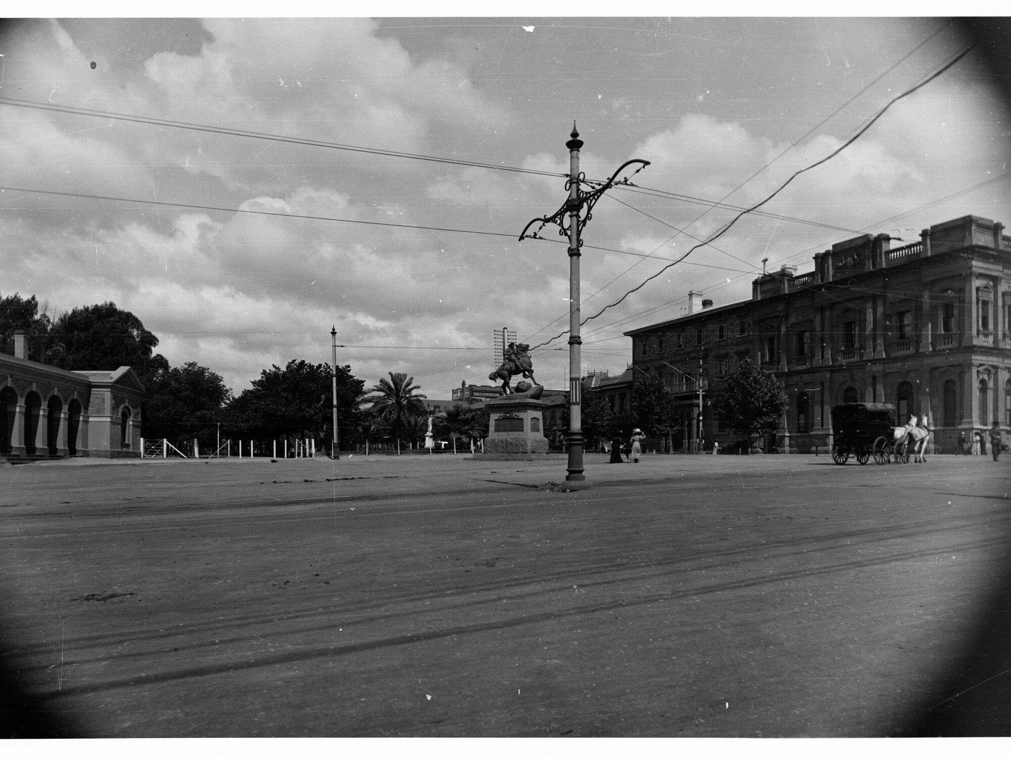North Terrace Showing Boer War Memorial
