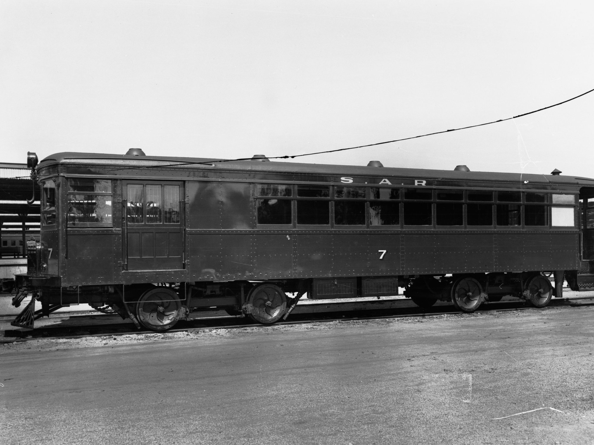 Railcar With Diesel Engine Adelaide Railway Station