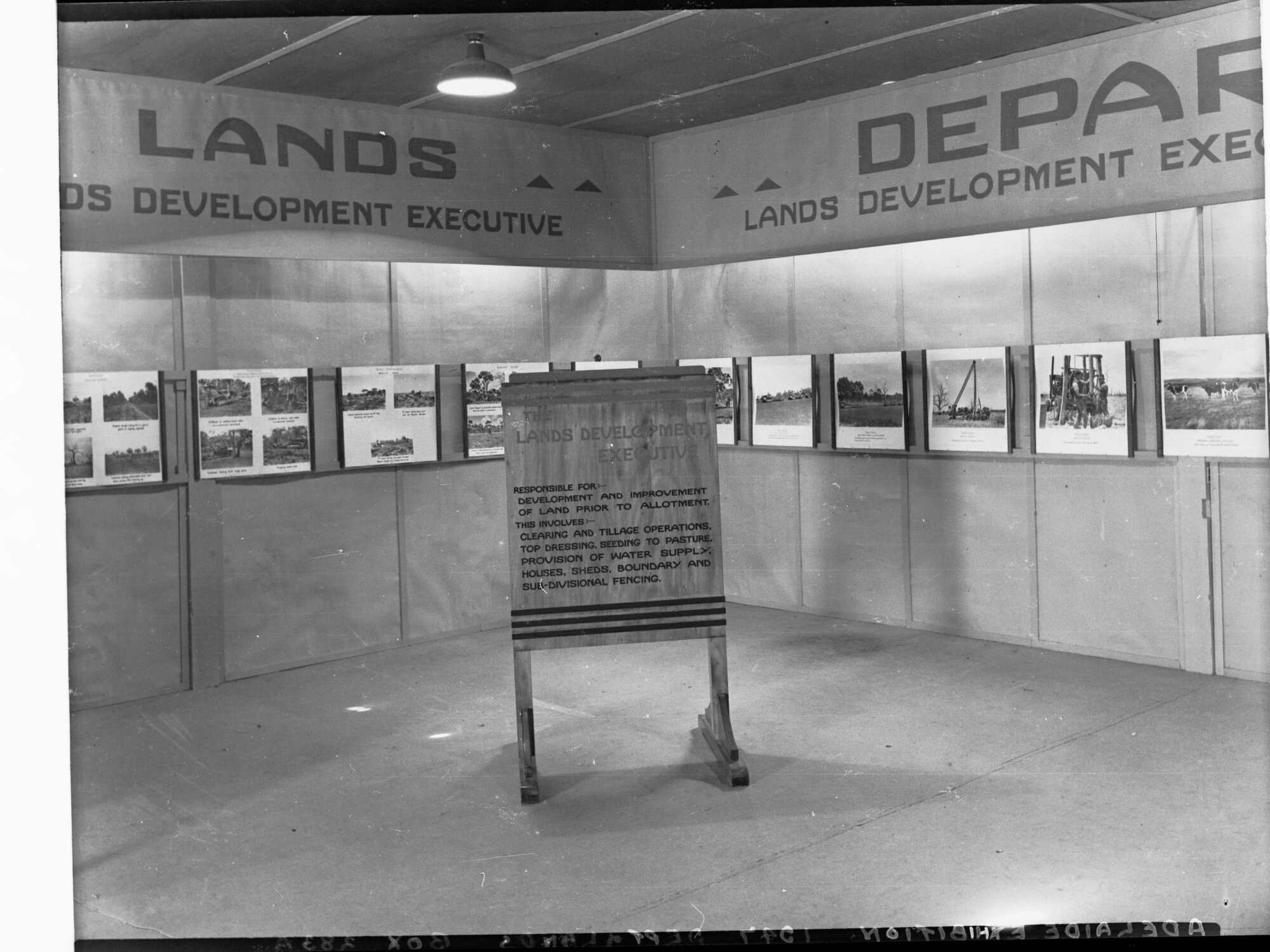 Adelaide Exhibition - Department of Lands Display