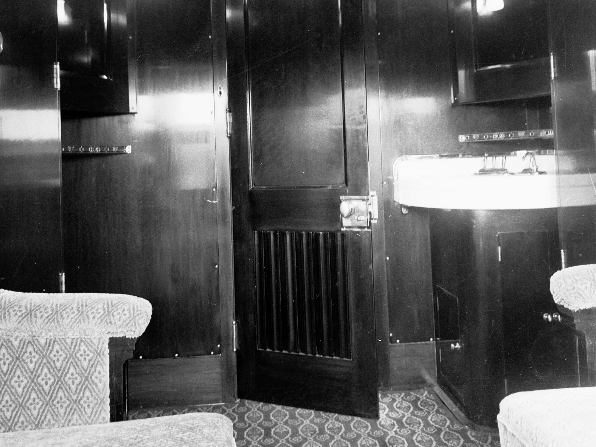 Interior of Railway Commissioner's Carriage