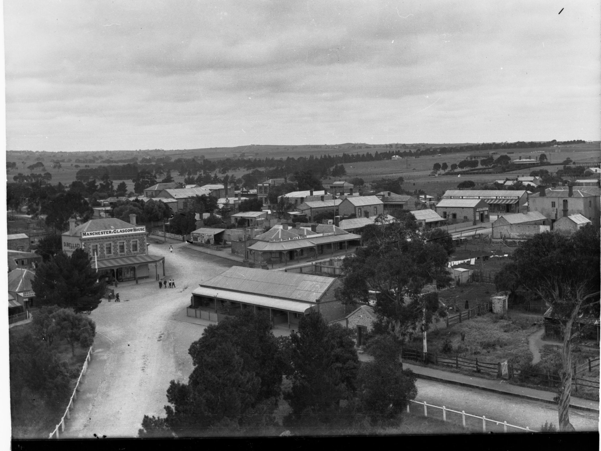 Township of Strathalbyn, looking north-east from St Andrew's Church