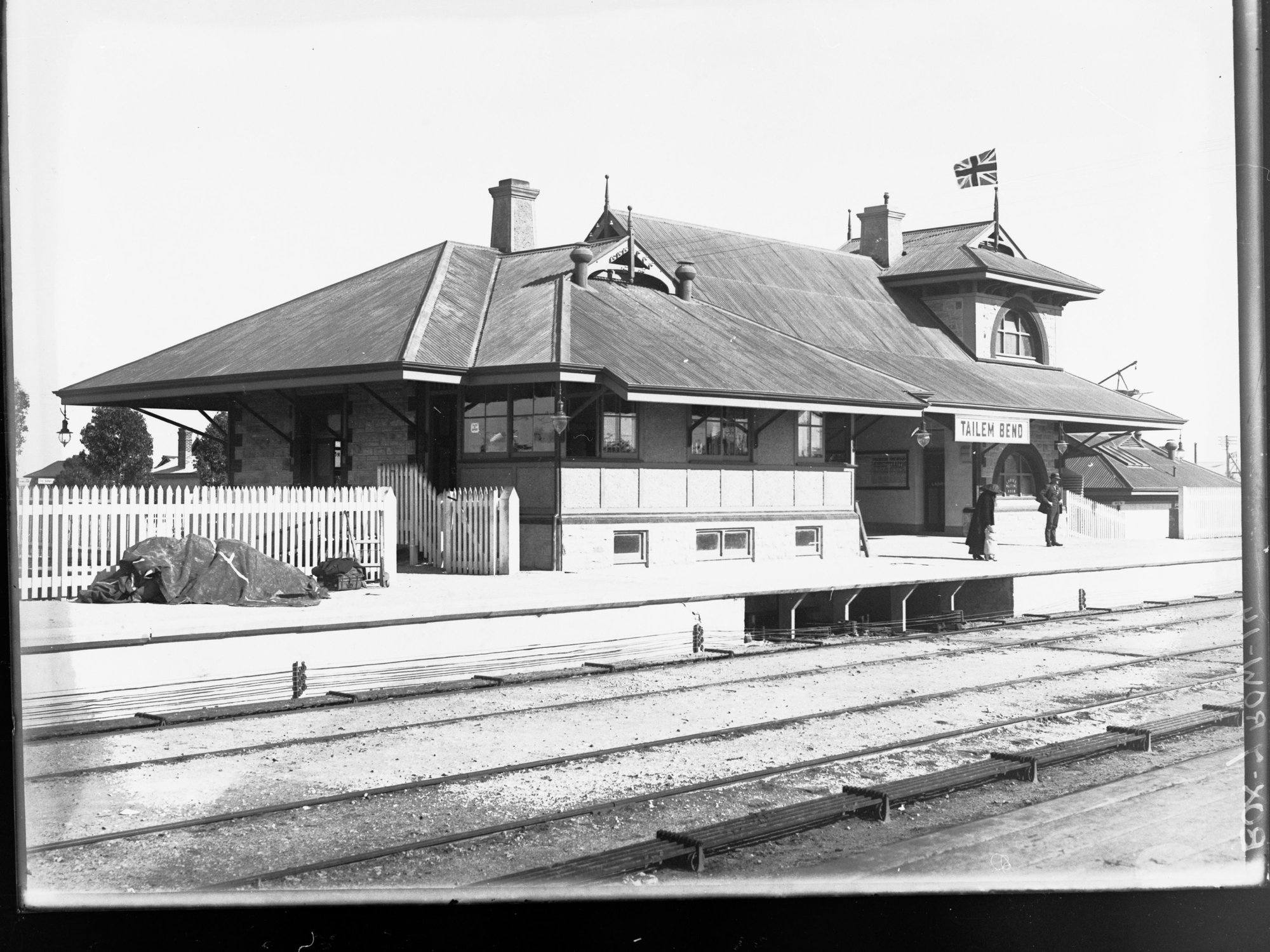 Tailem Bend Railway Line and Station, 20 August 1914
