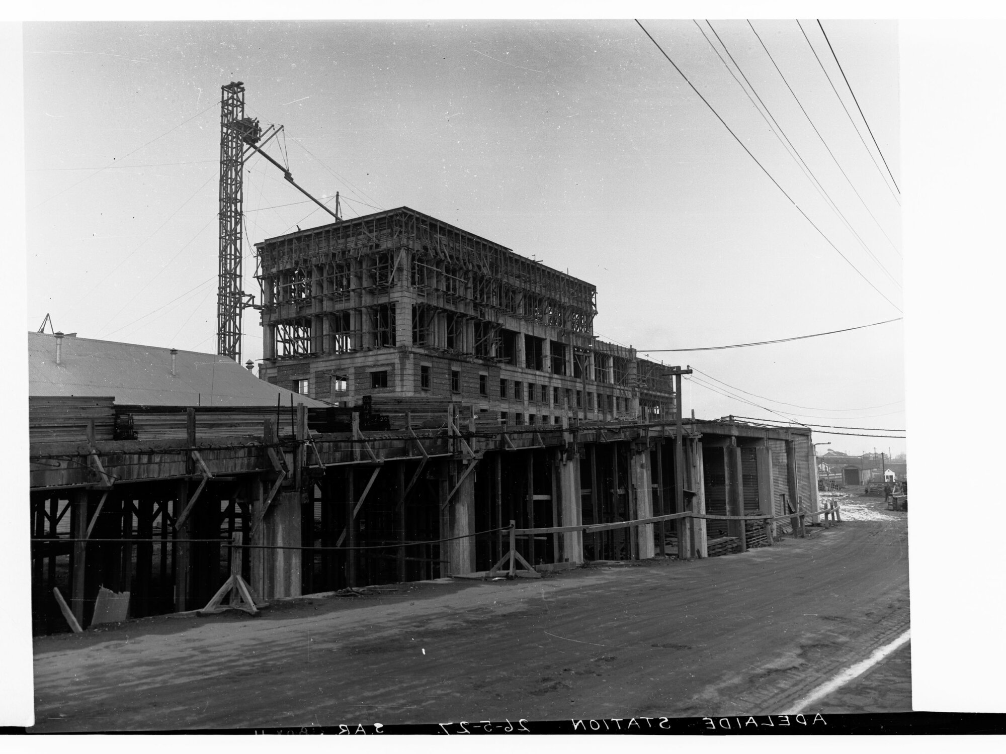 Adelaide Railway Station Under Construction