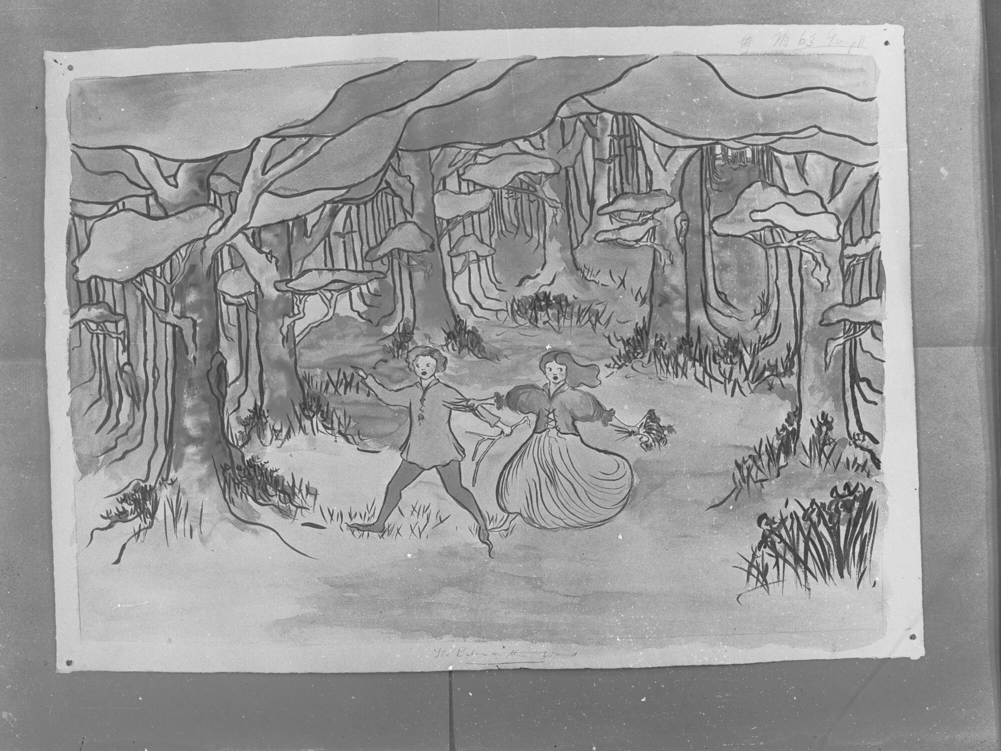 Illustrations children's books - Hansel and Gretel   (Kindergarten Negatives)