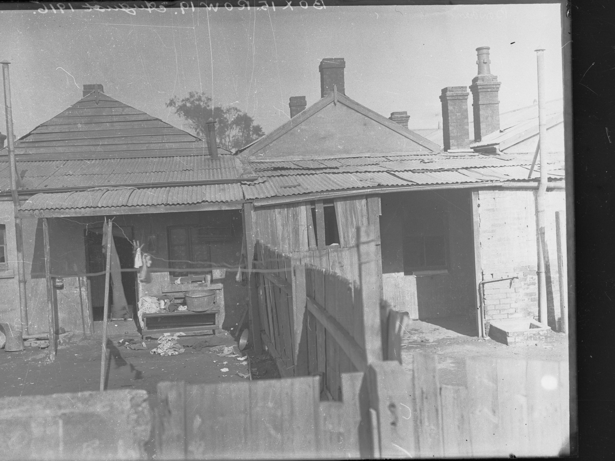 View of houses and backyards in Bowden