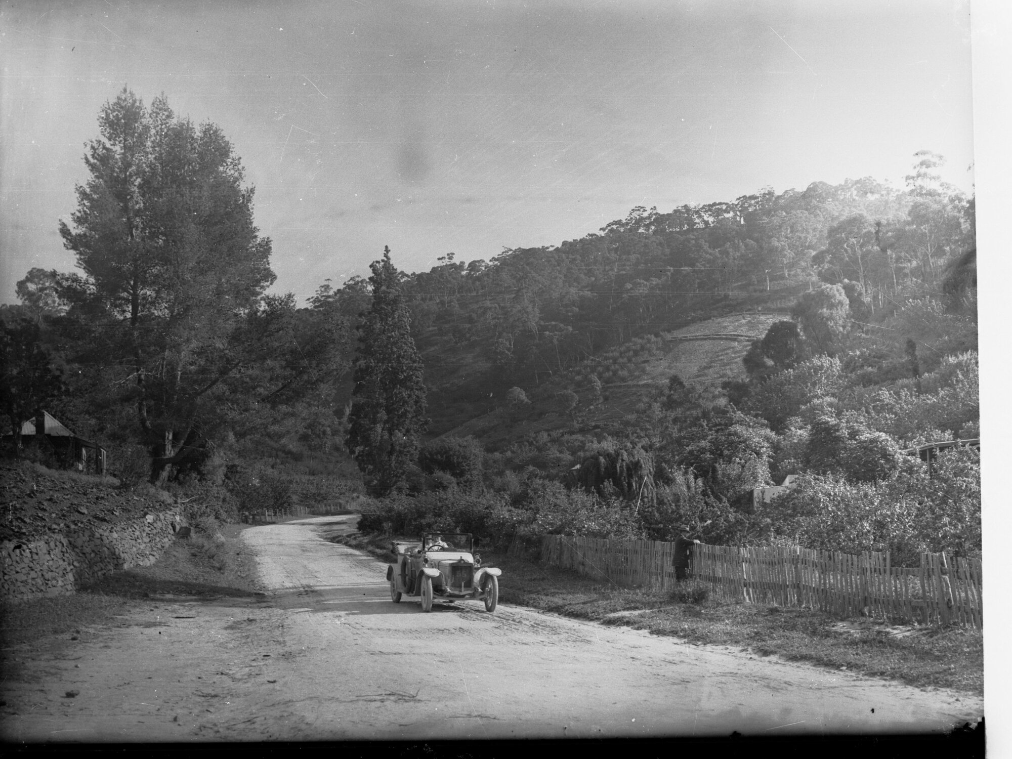 Road Scene Near Norton Summit